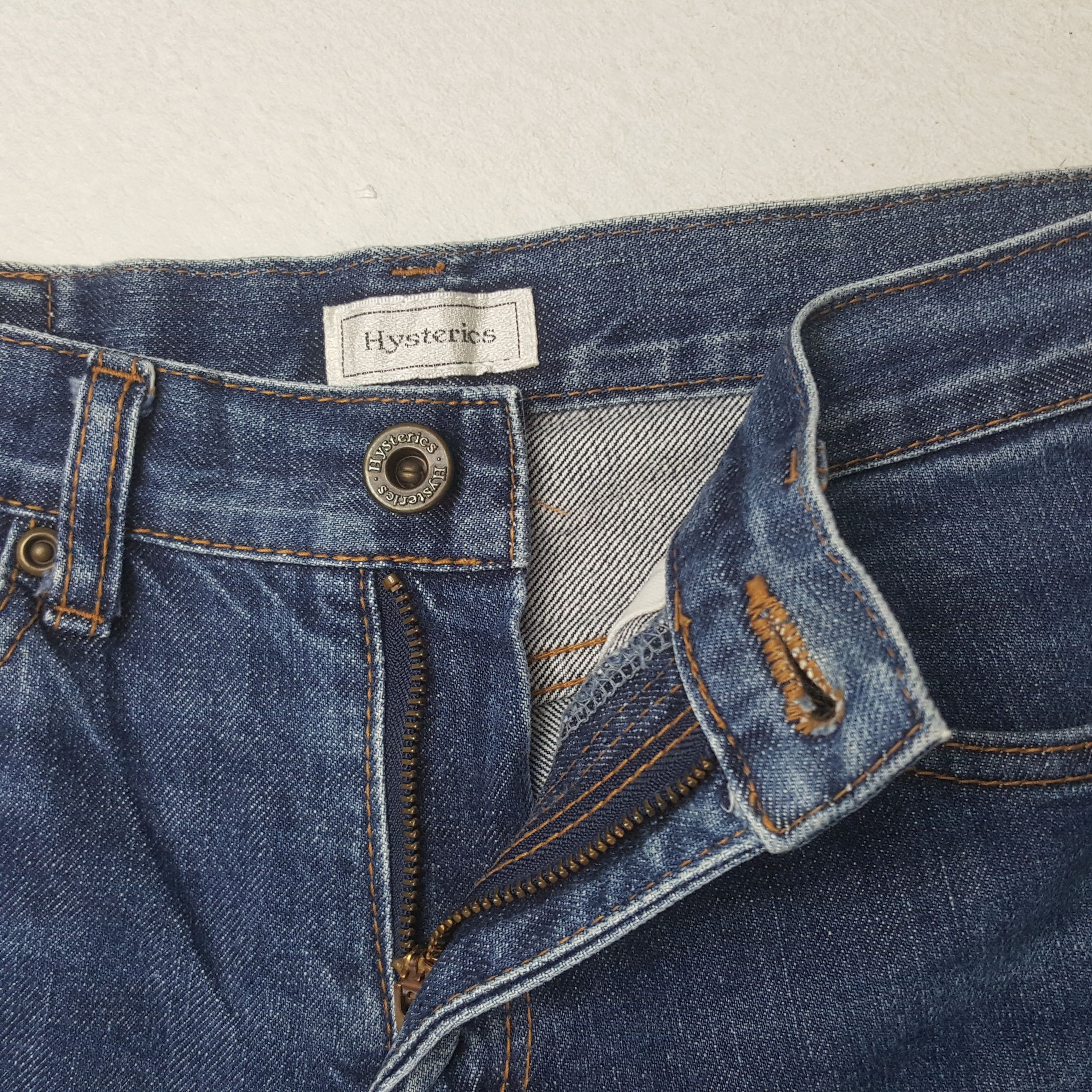 Hysteric Glamour × Japanese Brand × Vintage Vintage Hysteric Glamour Custom Art Style Denim Jeans Size US 26 / EU 42 - 12 Thumbnail