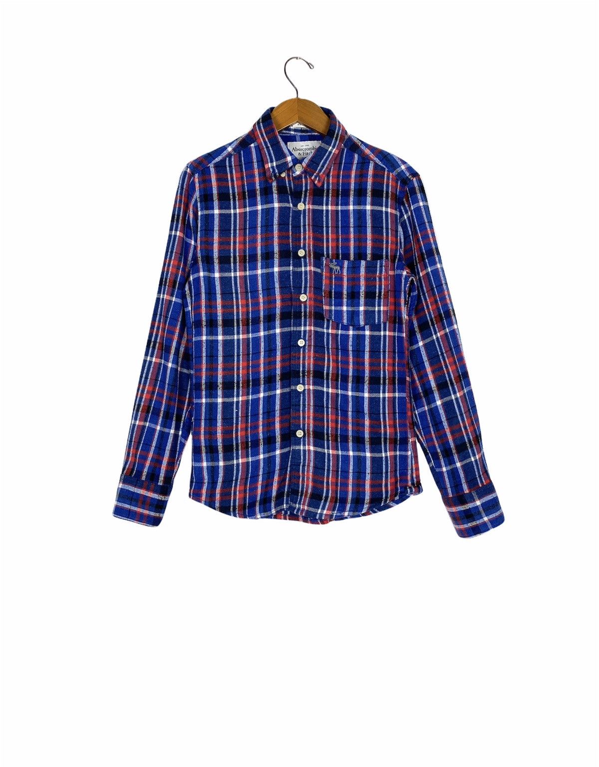 Abercrombie & Fitch Rare‼️Abercrombie & Fitch Check Flannel Large (Women Size) Size ONE SIZE - 1 Thumbnail