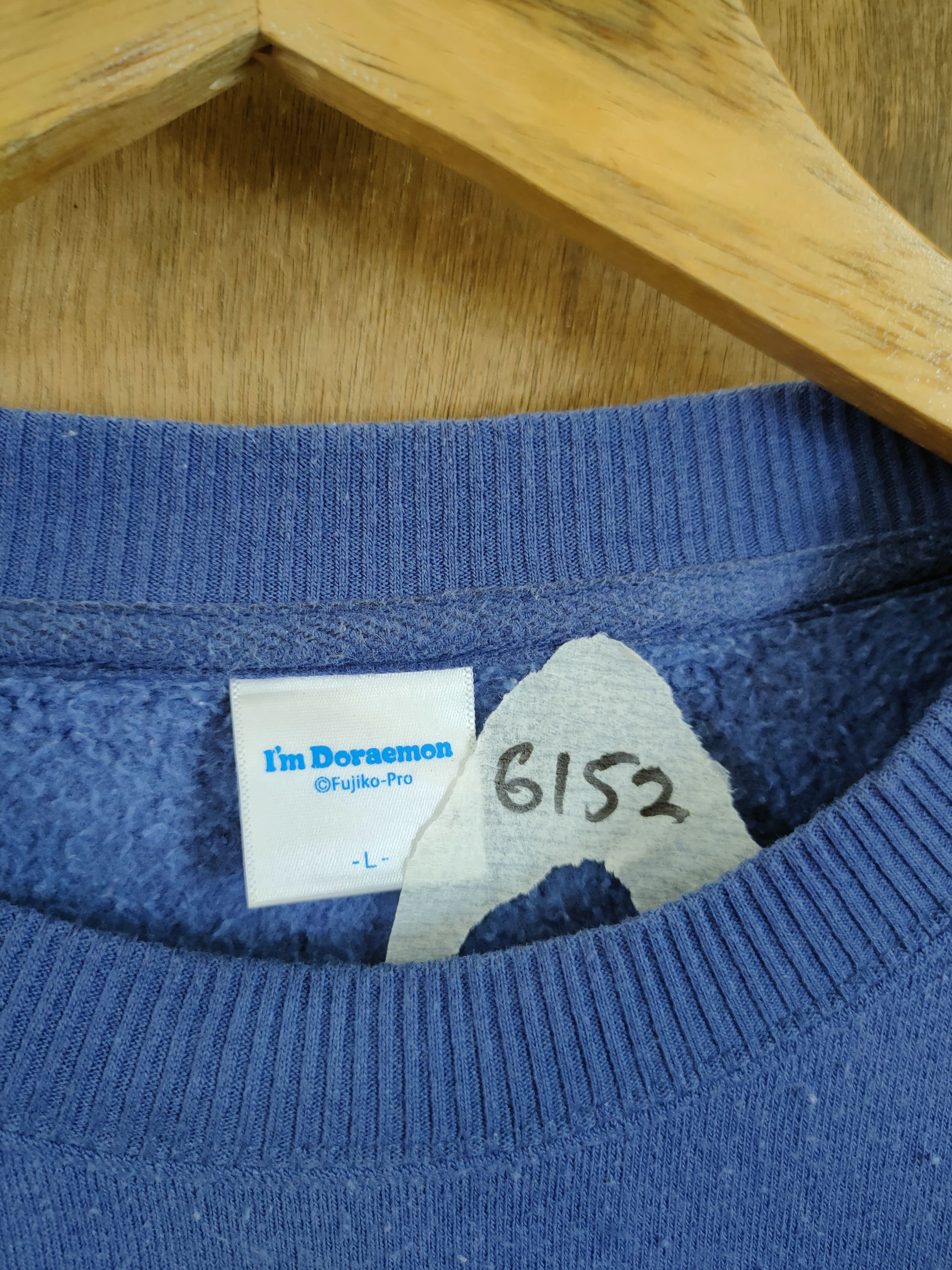 Anime Doraemon merchandise blue faded sweatshirt #6152 Size US M / EU 48-50 / 2 - 5 Thumbnail