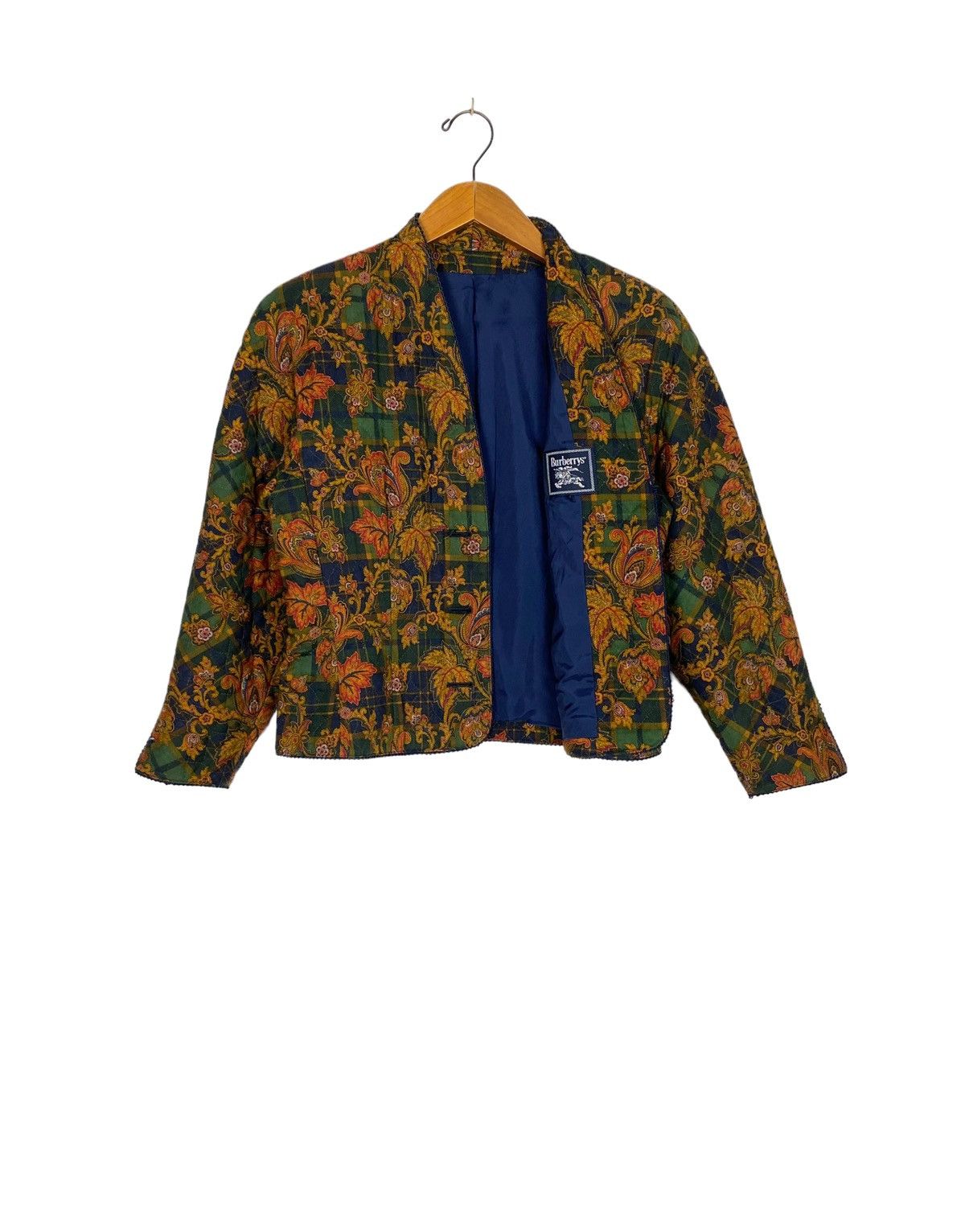 Burberry Rare‼️ Vintage Burberrys Cardigan Flowers Classic Design Size S / US 4 / IT 40 - 2 Thumbnail
