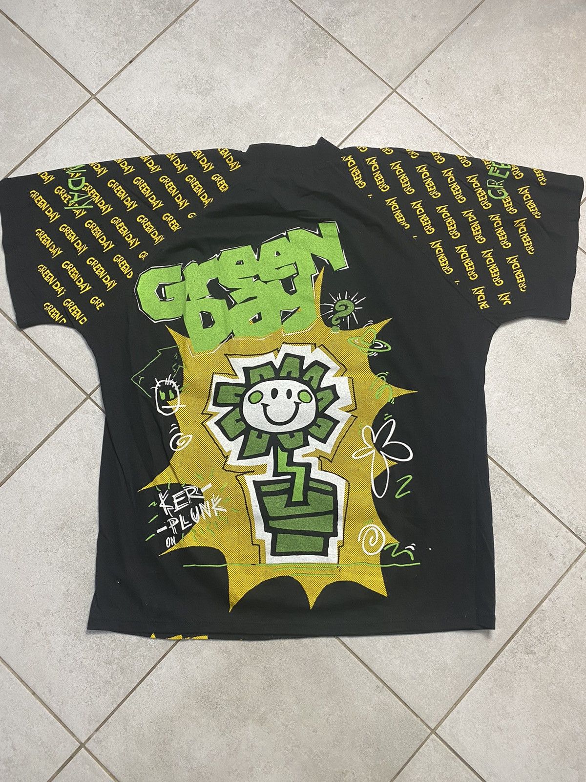 Band Tees Rare Vintage 90s Green Day Ker Plunk Empire Punk Band Tshirt Size US XL / EU 56 / 4 - 2 Thumbnail