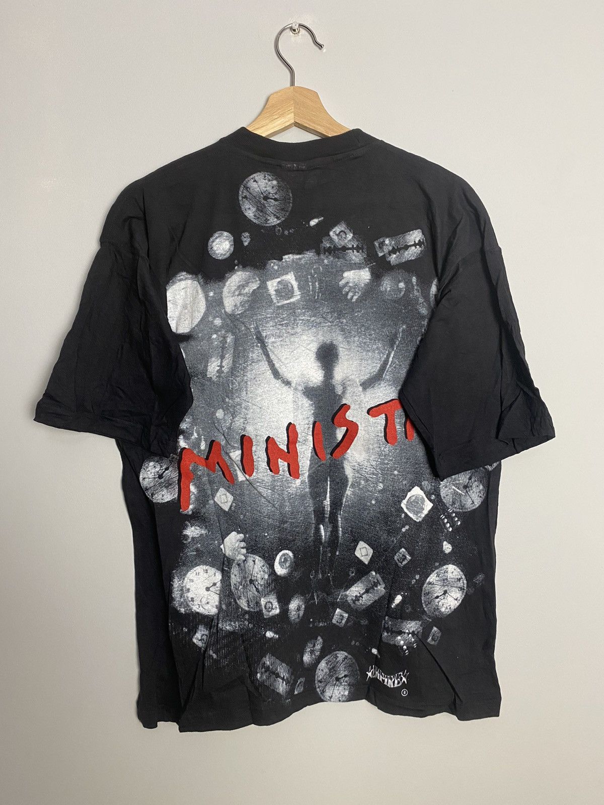 Band Tees Rare Vintage 90s Ministry Psalm 69 Band Metal Shirt Empire Size US L / EU 52-54 / 3 - 2 Thumbnail