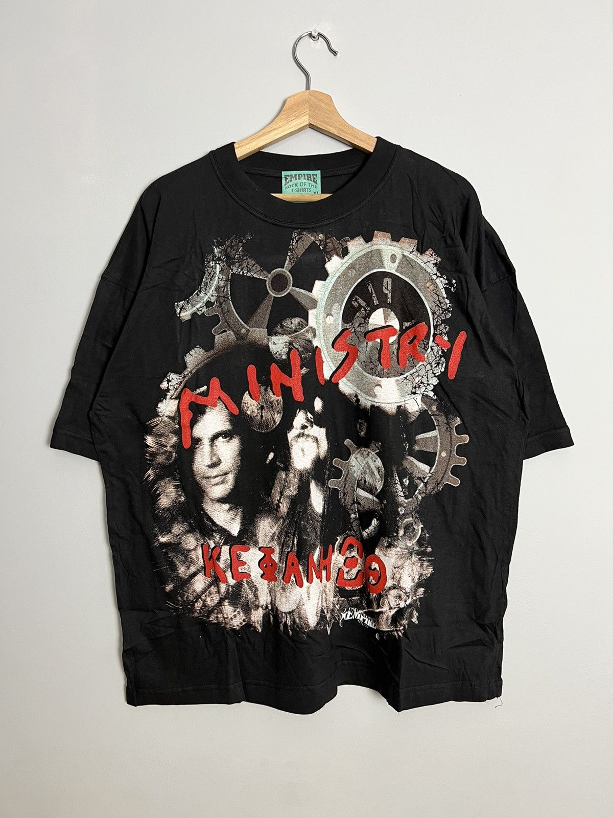 Band Tees Rare Vintage 90s Ministry Psalm 69 Band Metal Shirt Empire Size US XL / EU 56 / 4 - 1 Thumbnail