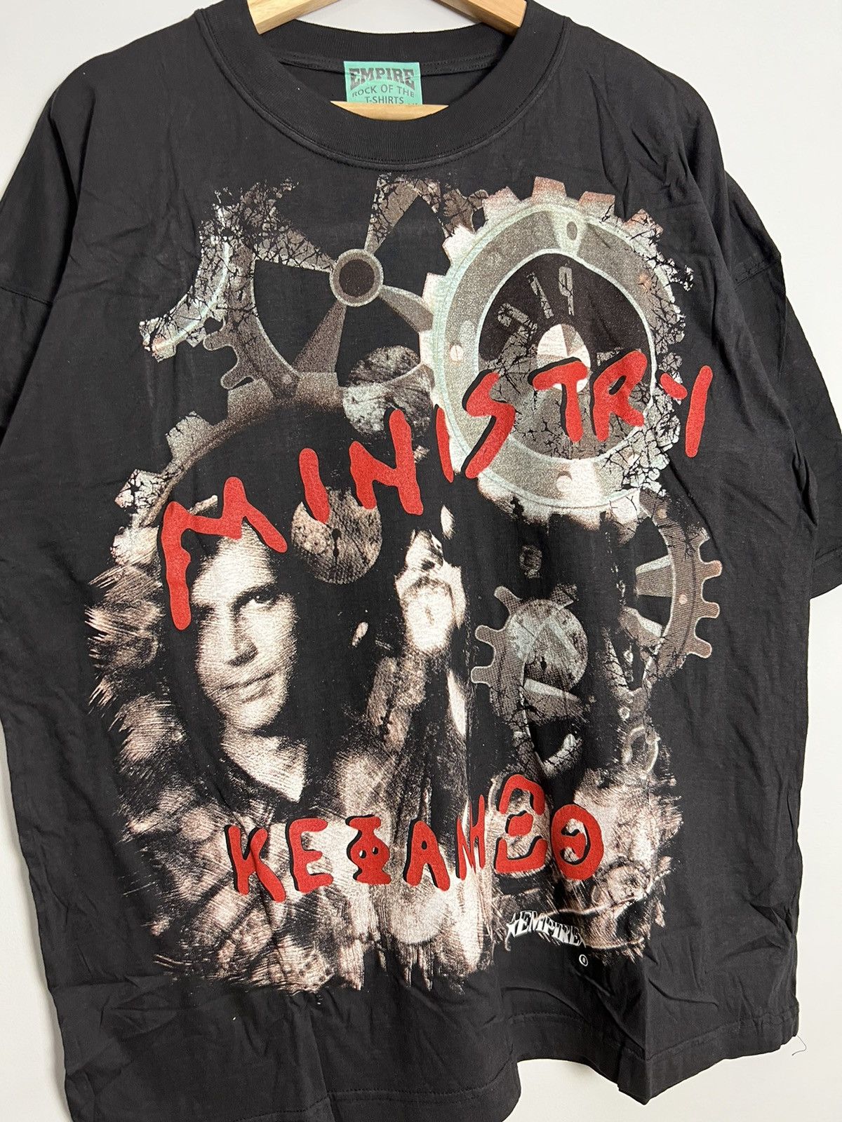 Band Tees Rare Vintage 90s Ministry Psalm 69 Band Metal Shirt Empire Size US XL / EU 56 / 4 - 3 Thumbnail