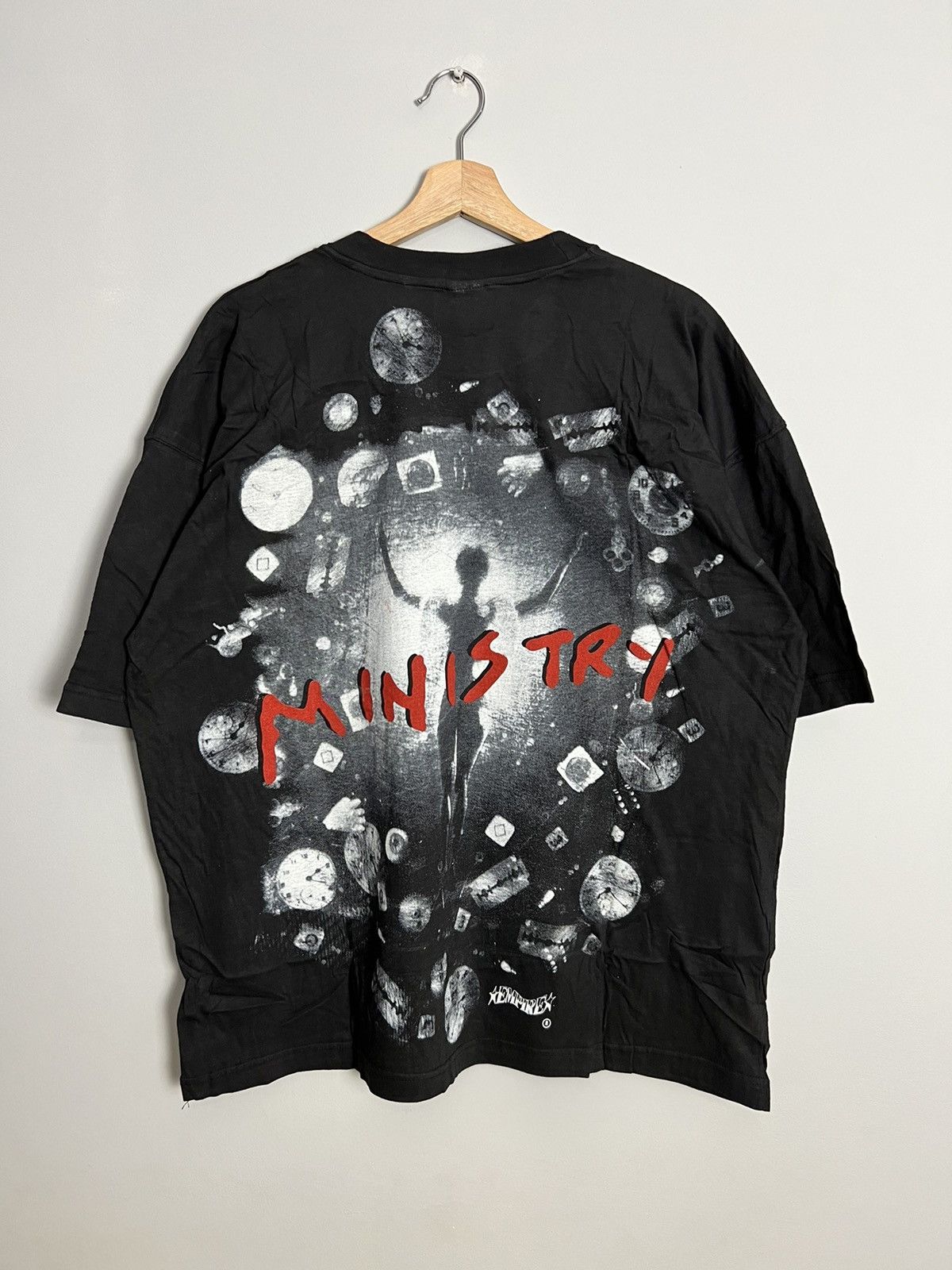 Band Tees Rare Vintage 90s Ministry Psalm 69 Band Metal Shirt Empire Size US XL / EU 56 / 4 - 2 Thumbnail