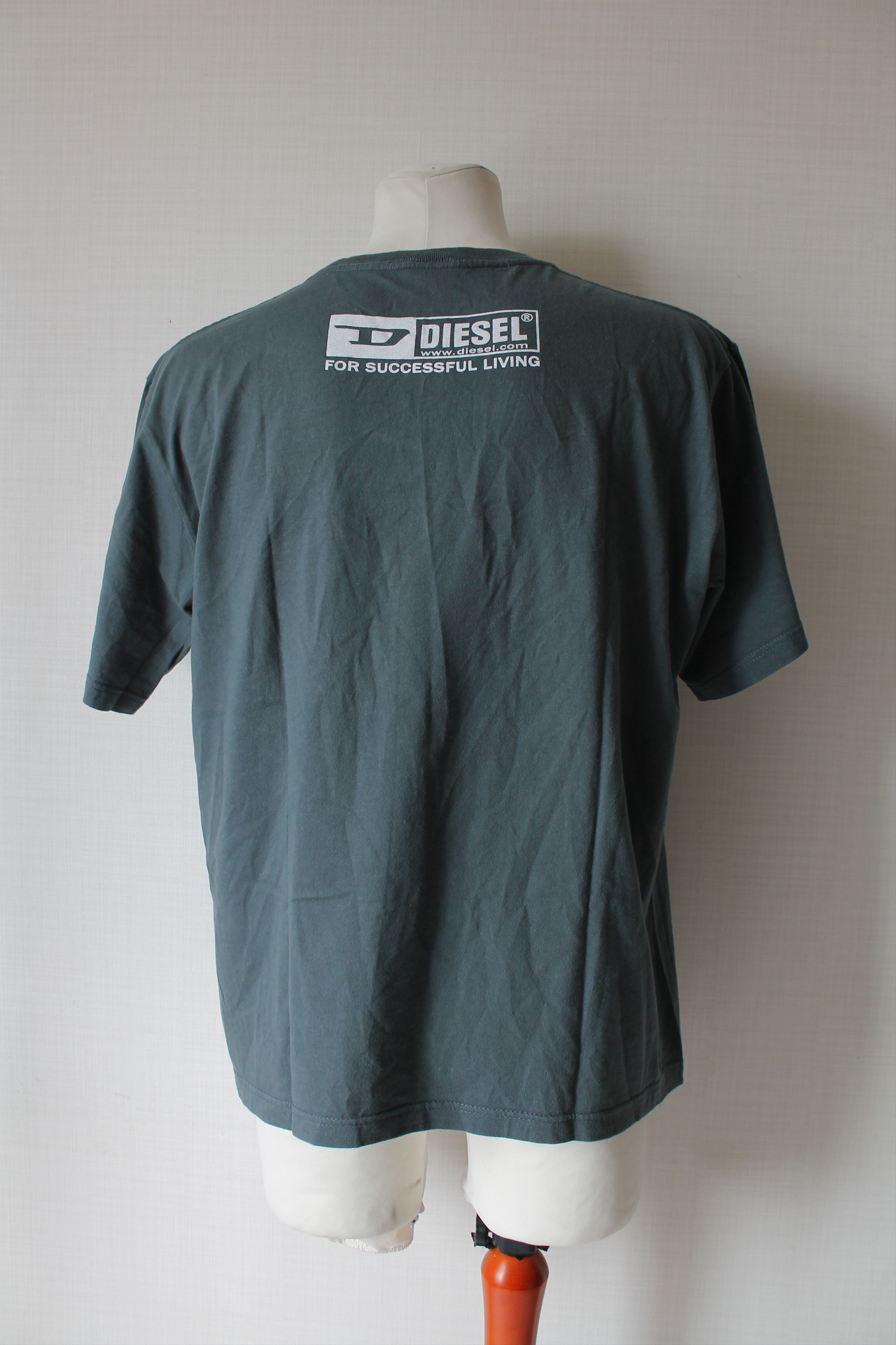 Diesel × Vintage 90's Diesel Vintage t Shirt Y2K tee Size US XL / EU 56 / 4 - 9 Thumbnail
