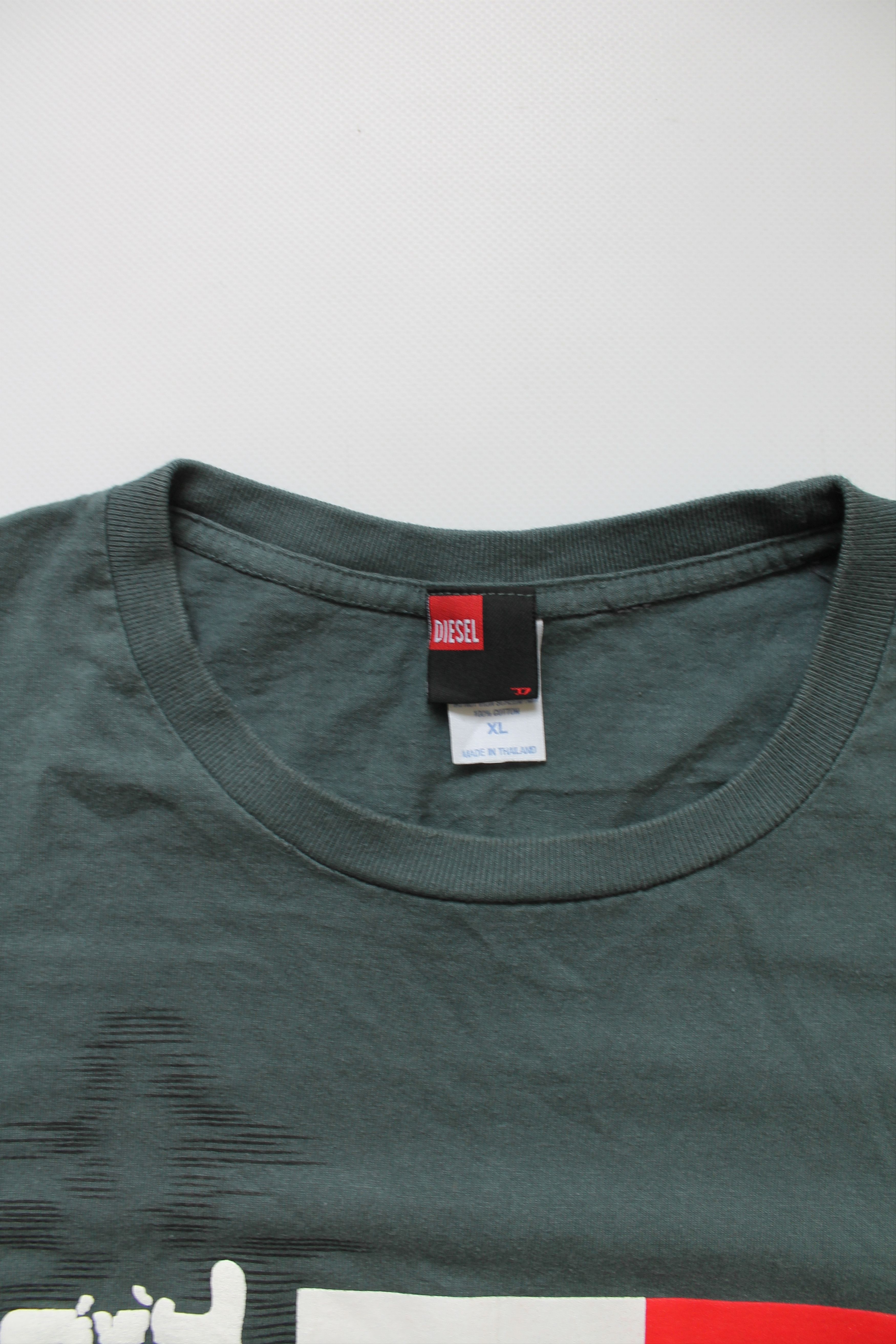 Diesel × Vintage 90's Diesel Vintage t Shirt Y2K tee Size US XL / EU 56 / 4 - 4 Thumbnail