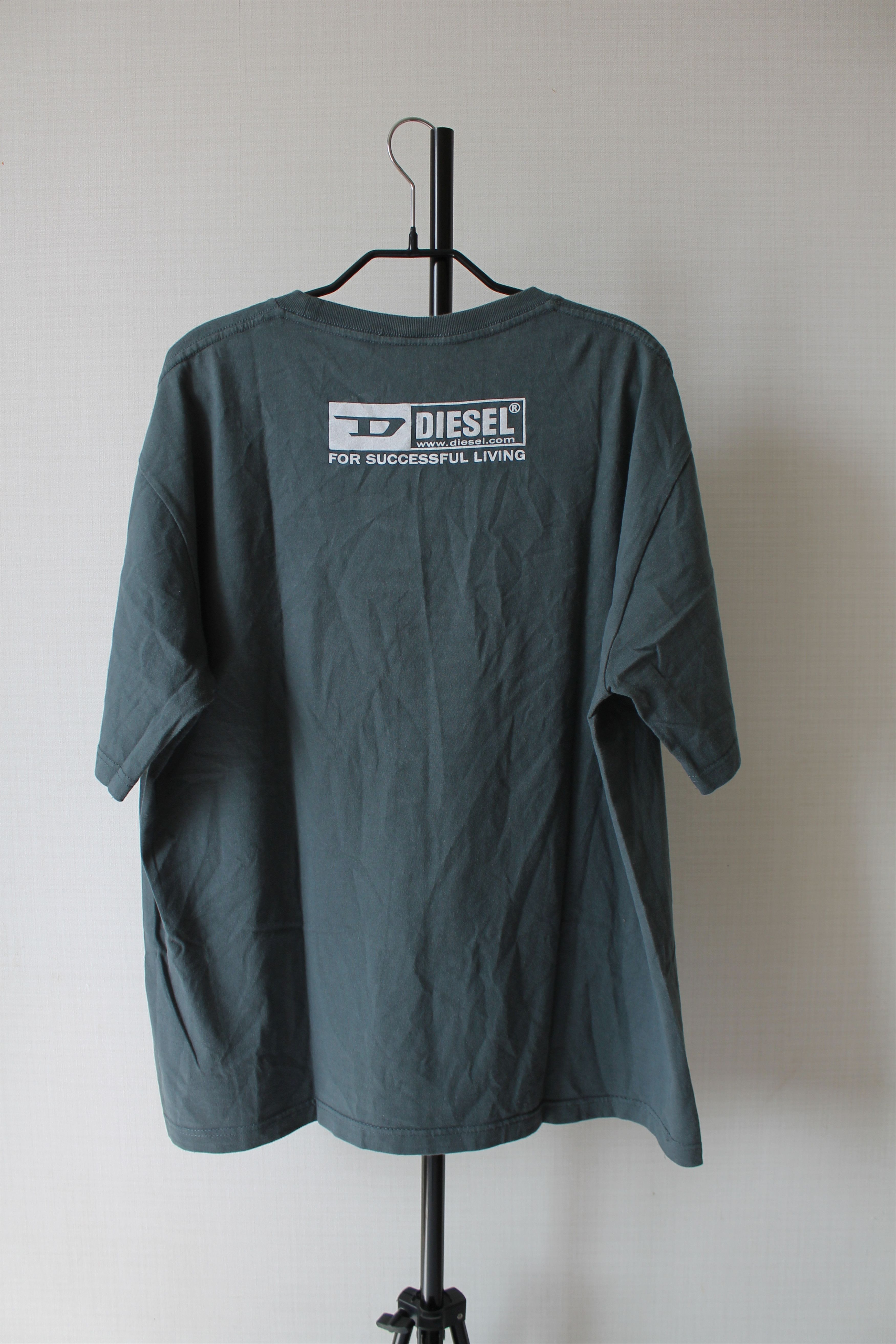 Diesel × Vintage 90's Diesel Vintage t Shirt Y2K tee Size US XL / EU 56 / 4 - 10 Thumbnail