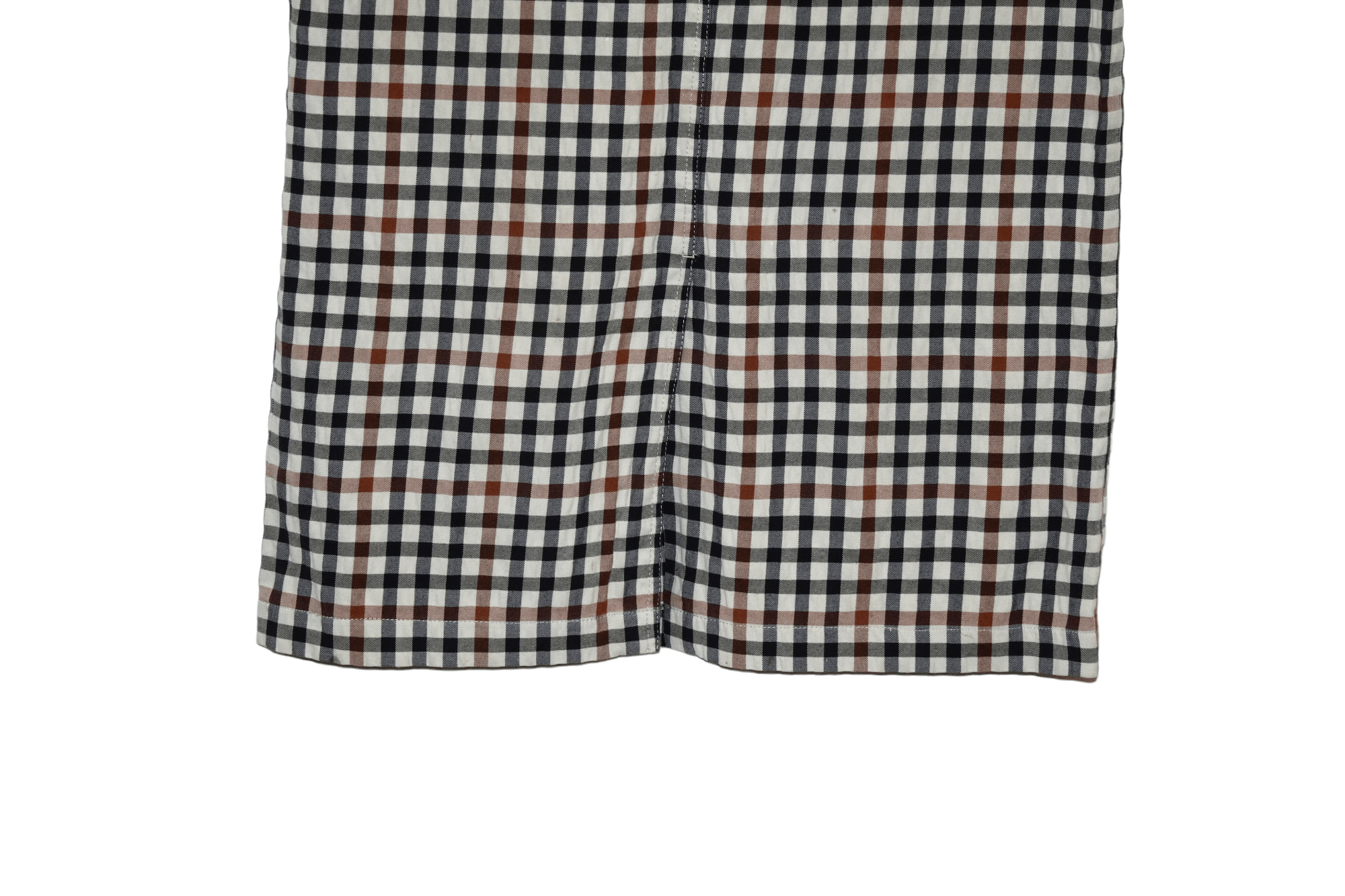 DAKS Daks London Casual Iconic Checked Cotton Multipocket Skirt Size 36" / US 14 / IT 50 - 3 Thumbnail