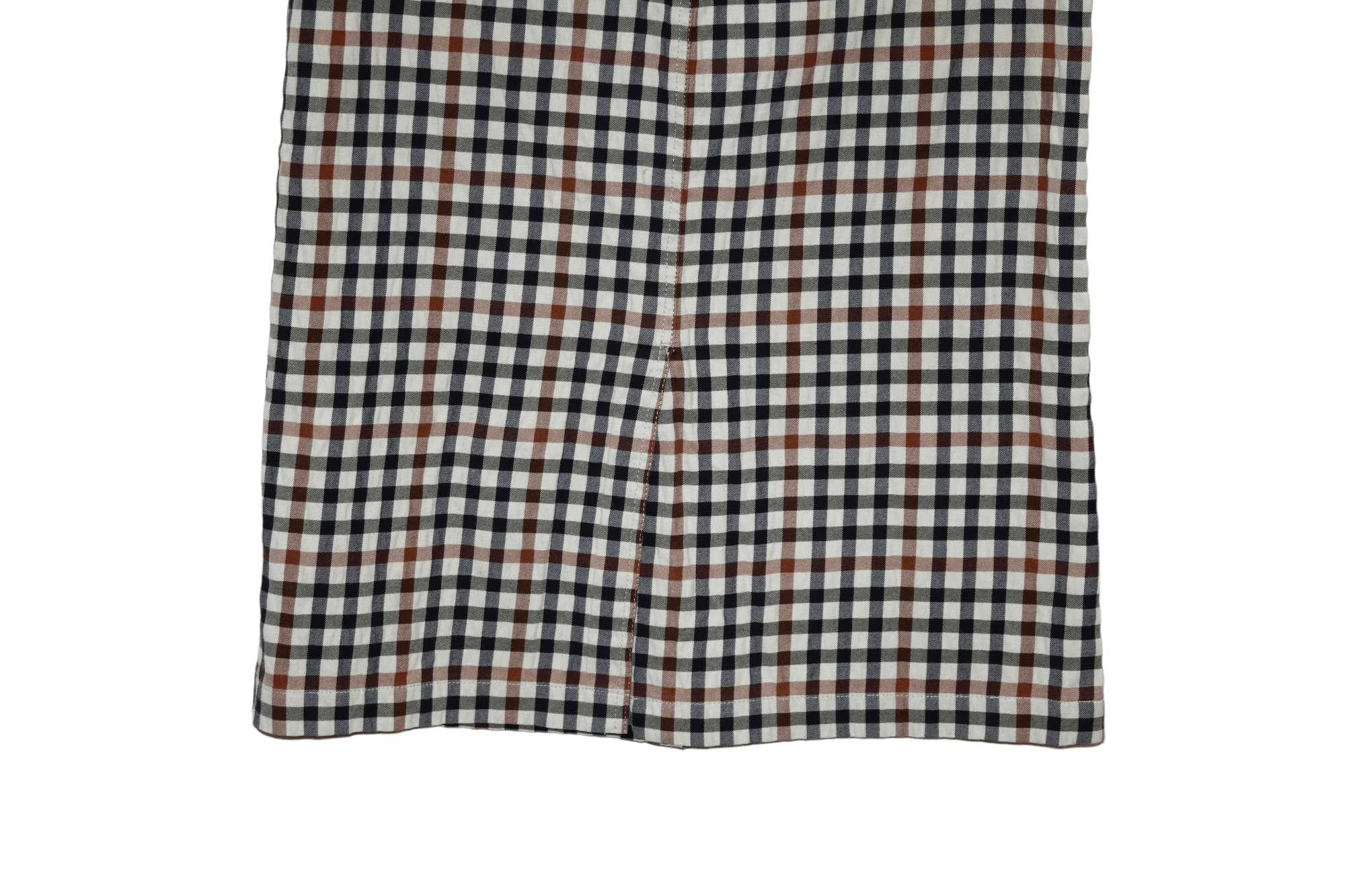 DAKS Daks London Casual Iconic Checked Cotton Multipocket Skirt Size 36" / US 14 / IT 50 - 6 Thumbnail