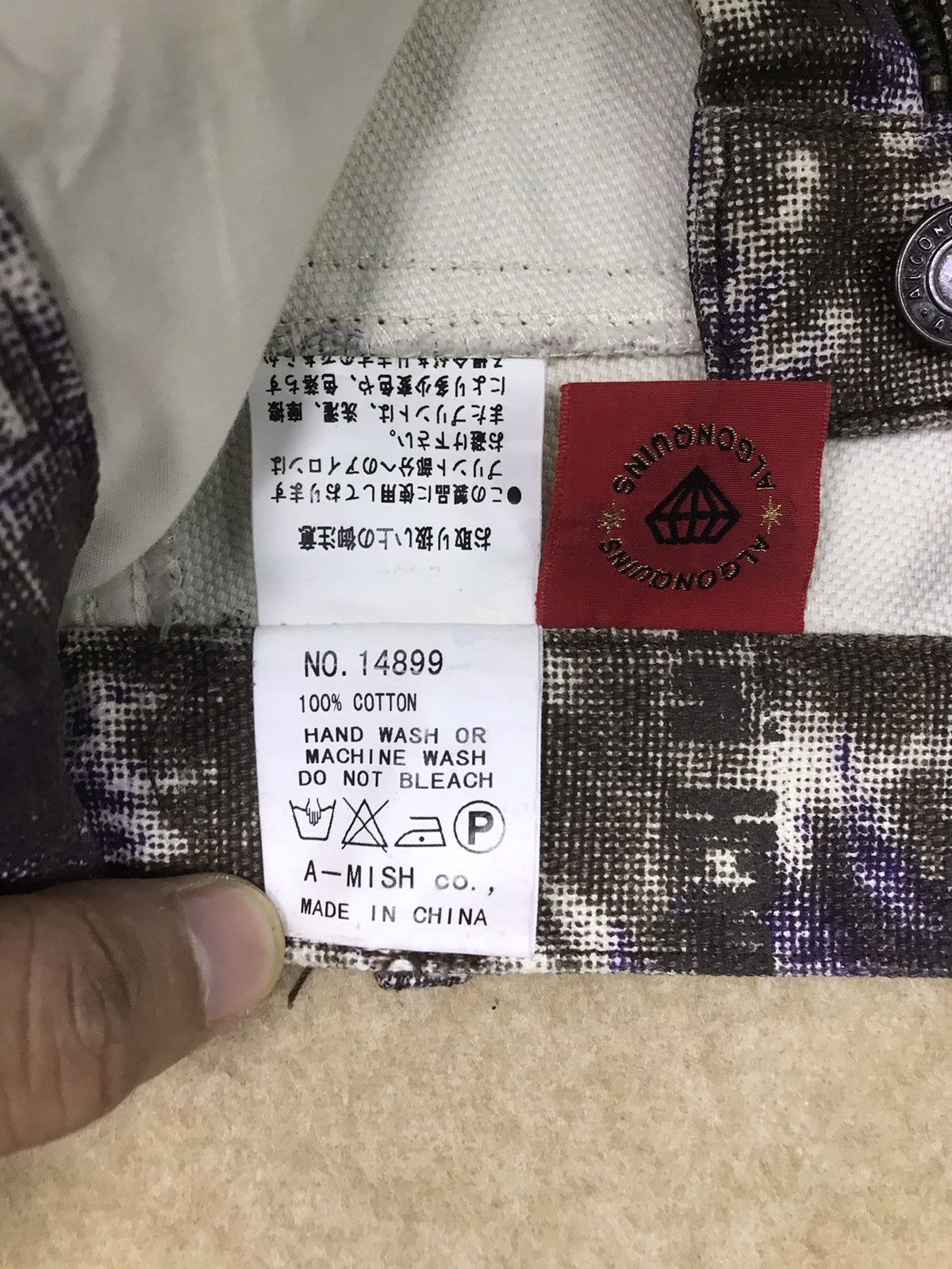 Japanese brand x Algonquins All Over pants