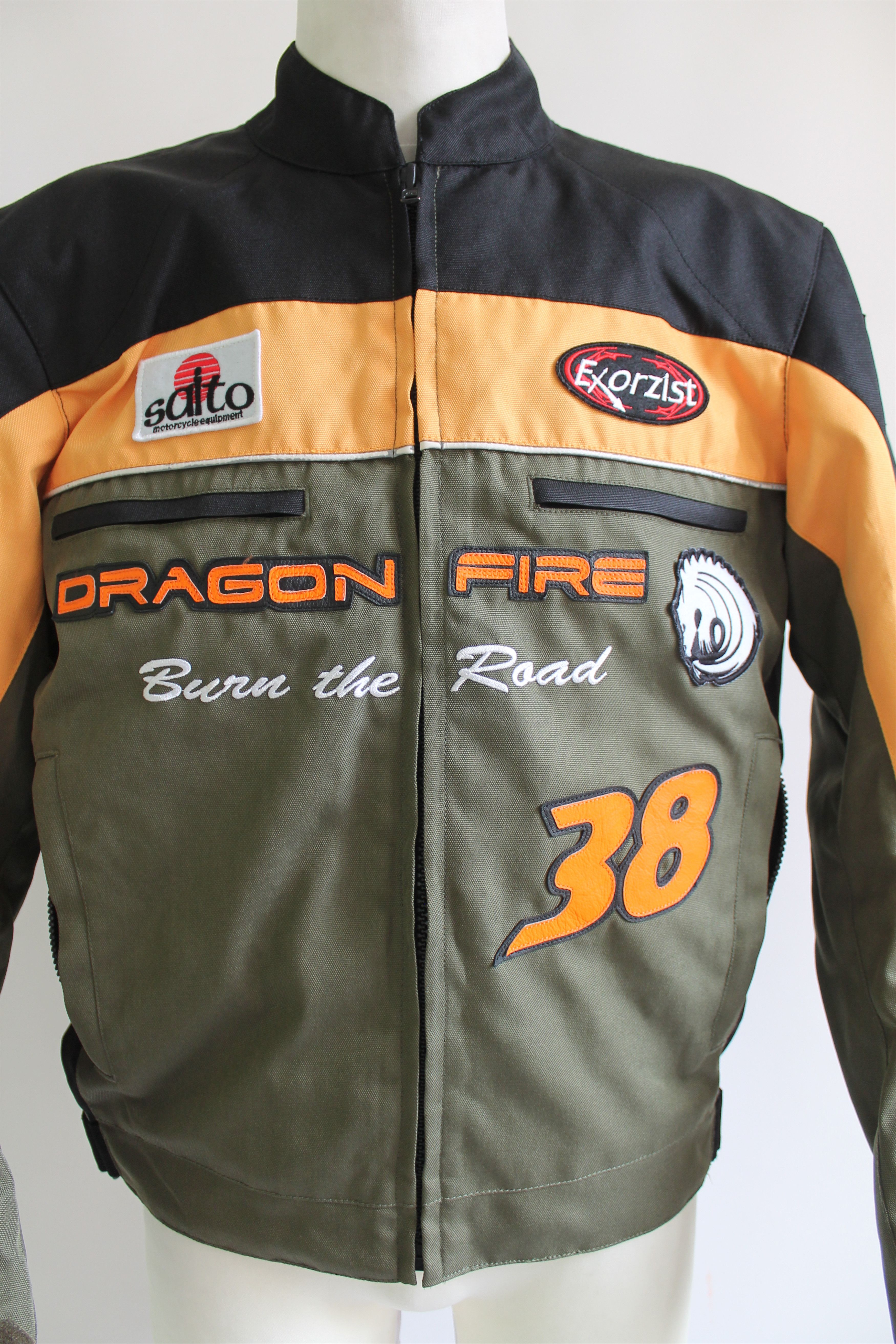 Vintage Dragon Fire Probiker motorcycle Jacket Large Size US L / EU 52-54 / 3 - 5 Thumbnail