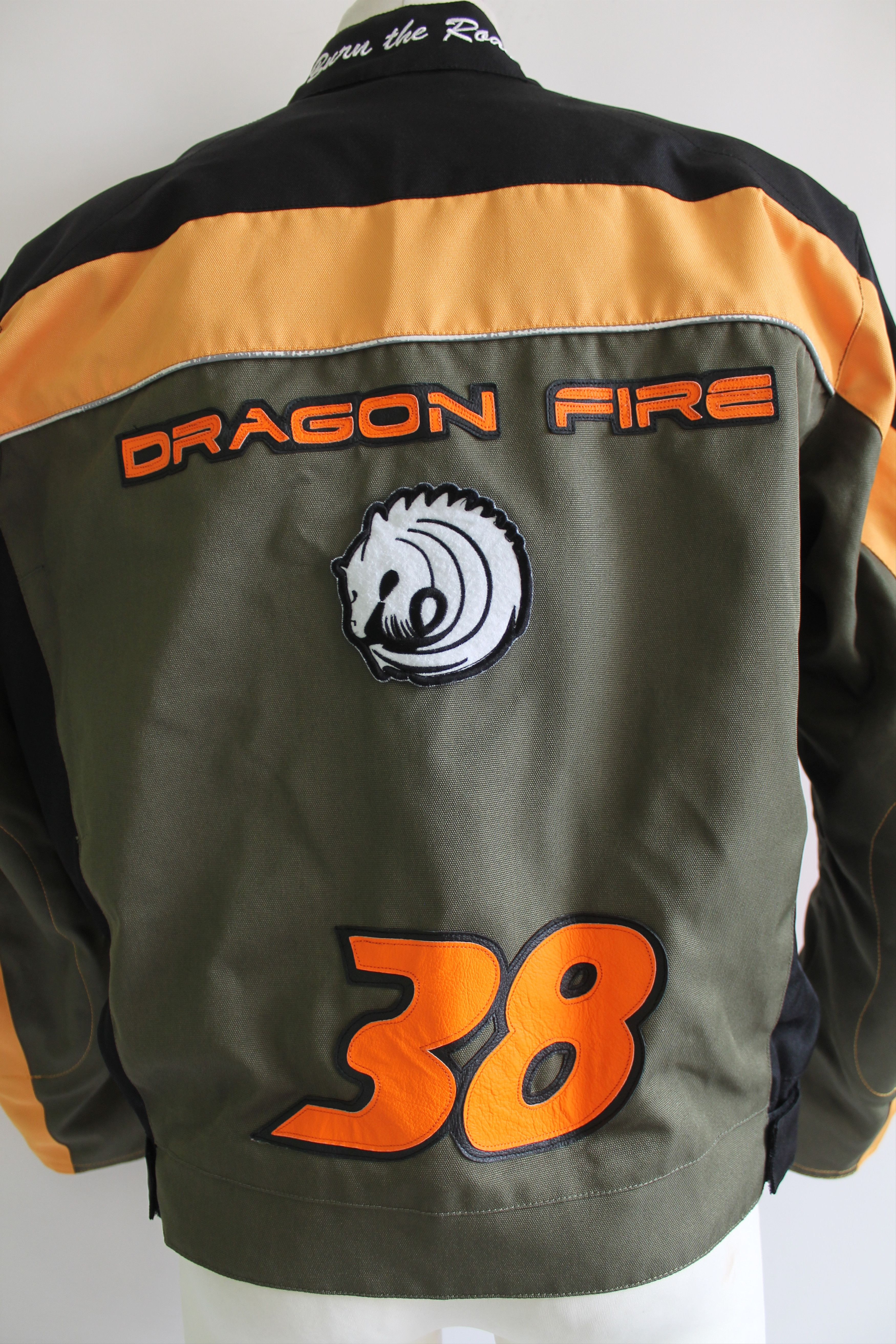 Vintage Dragon Fire Probiker motorcycle Jacket Large Size US L / EU 52-54 / 3 - 9 Thumbnail