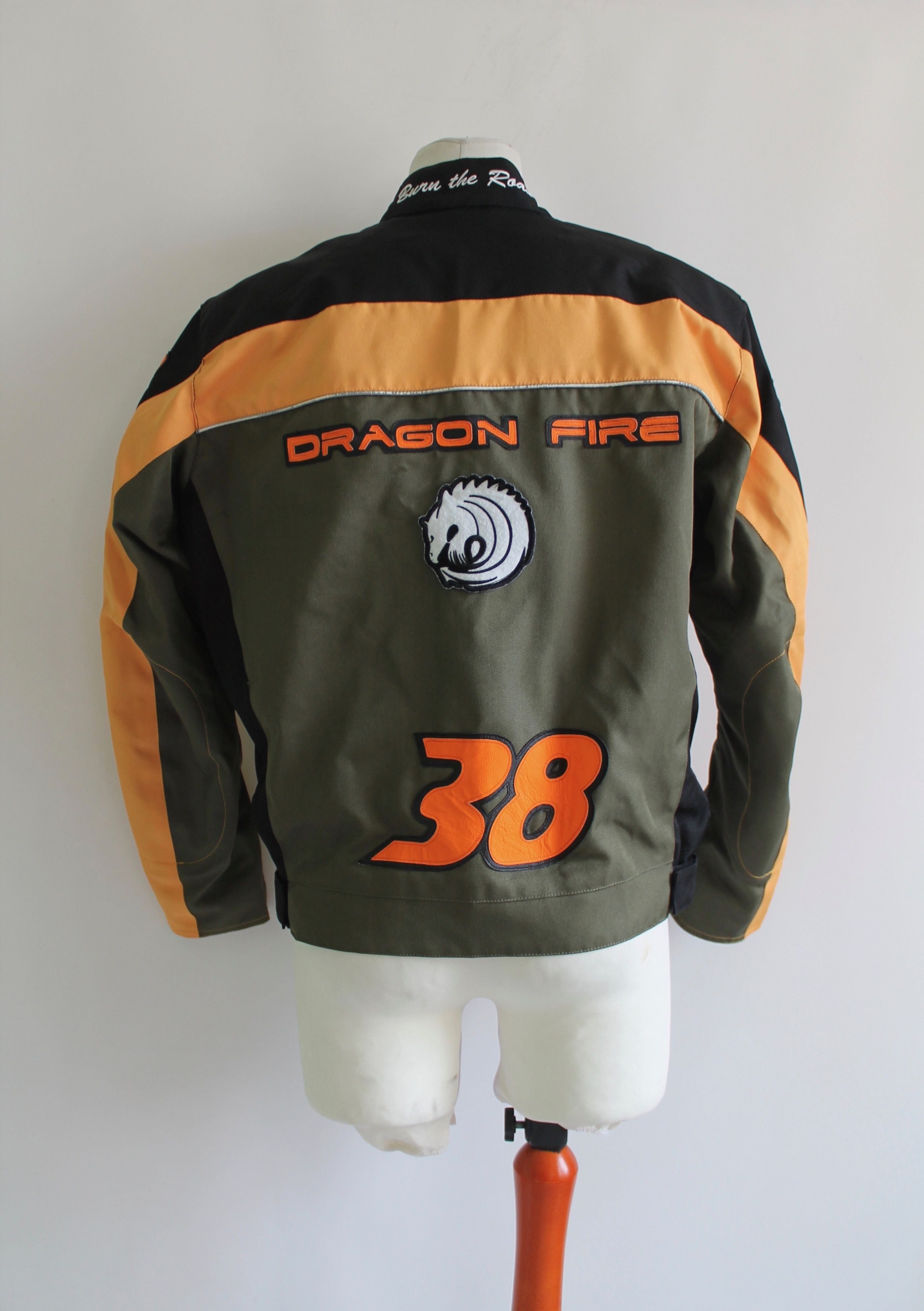 Vintage Dragon Fire Probiker motorcycle Jacket Large Size US L / EU 52-54 / 3 - 8 Thumbnail