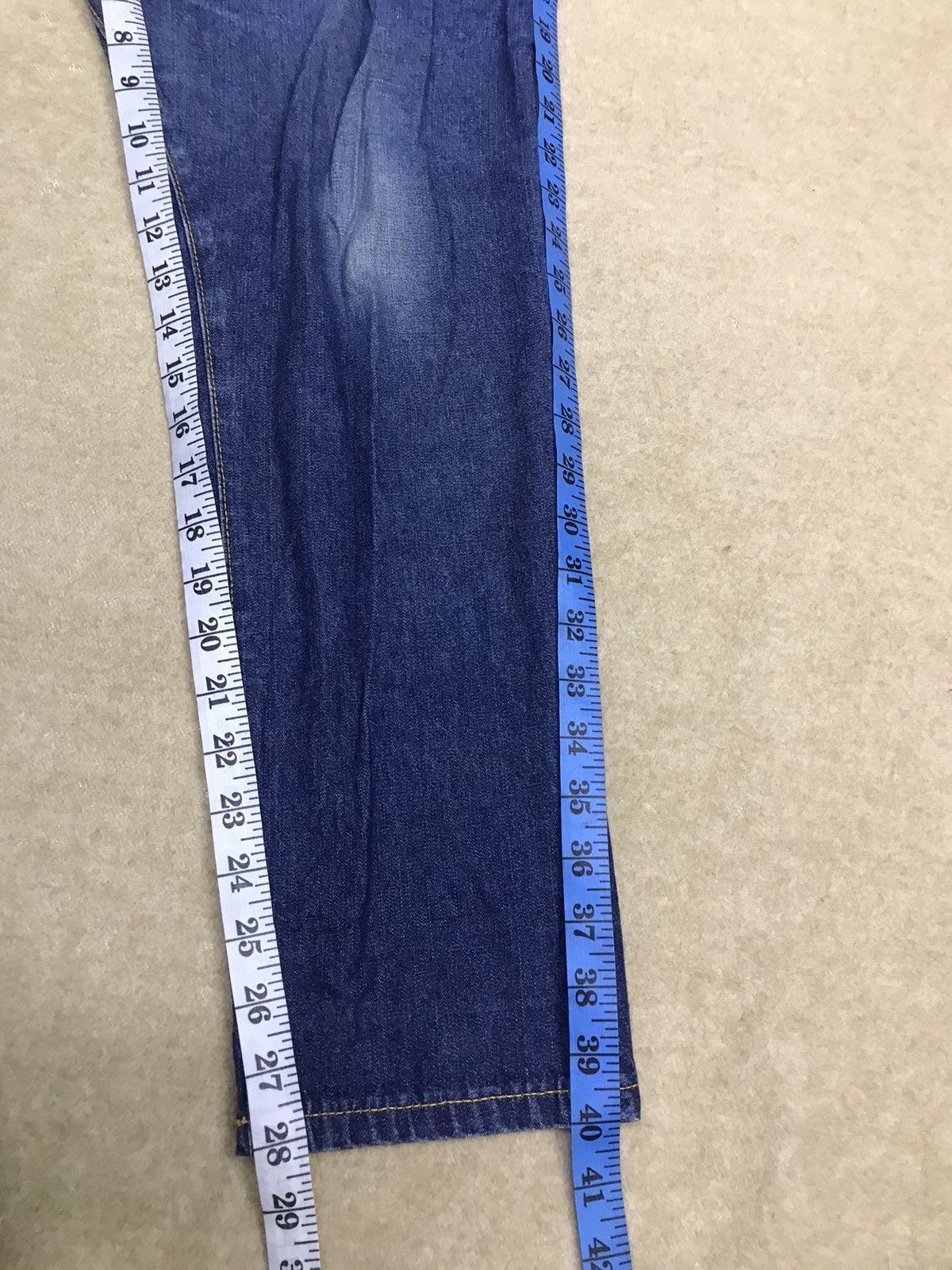 Issey Miyake × Japanese Brand × mercibeaucoup Mercibeaucoup Drop Crotch Denim Jeans Size US 31 - 11 Thumbnail