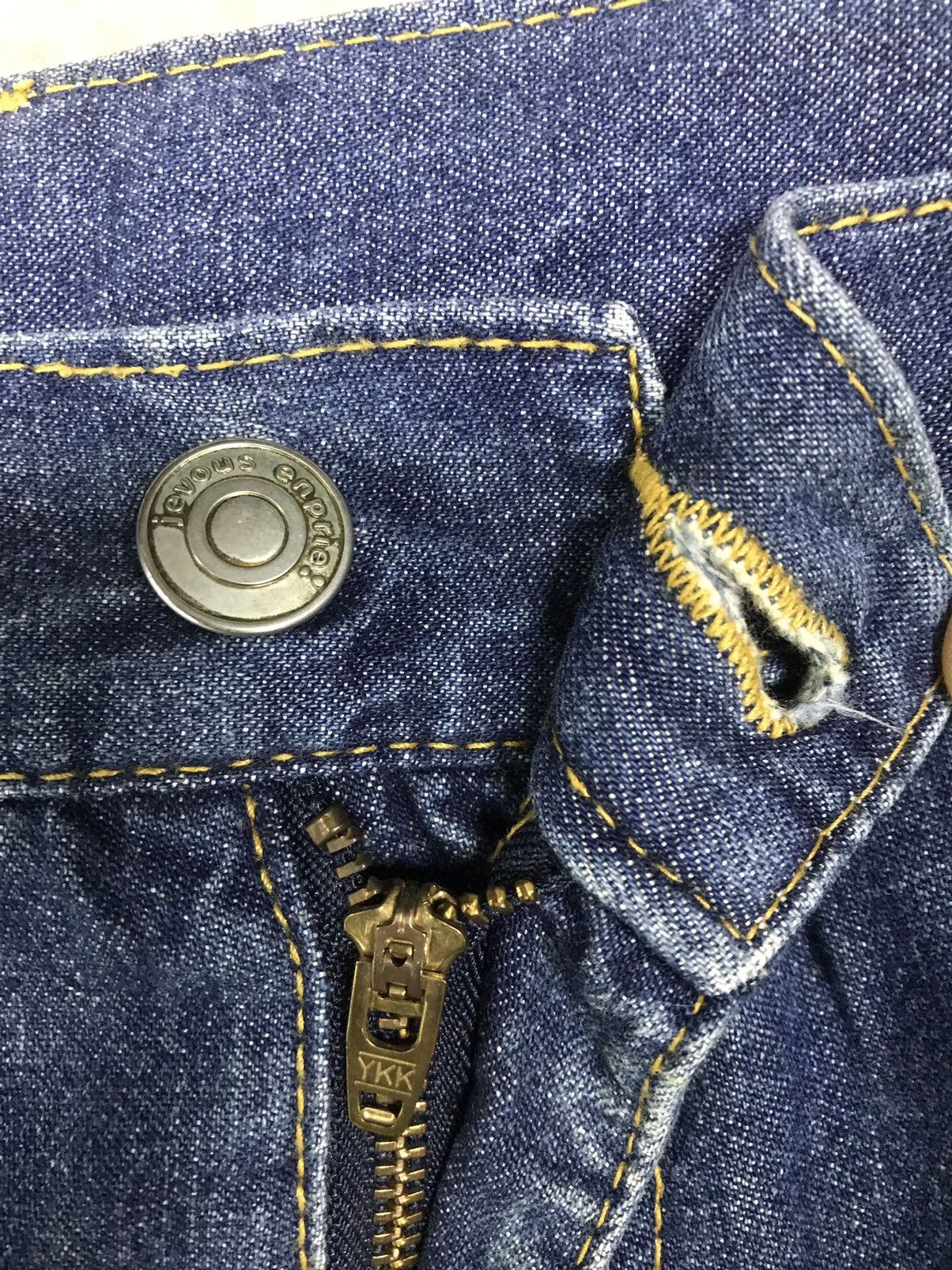 Issey Miyake × Japanese Brand × mercibeaucoup Mercibeaucoup Drop Crotch Denim Jeans Size US 31 - 6 Thumbnail