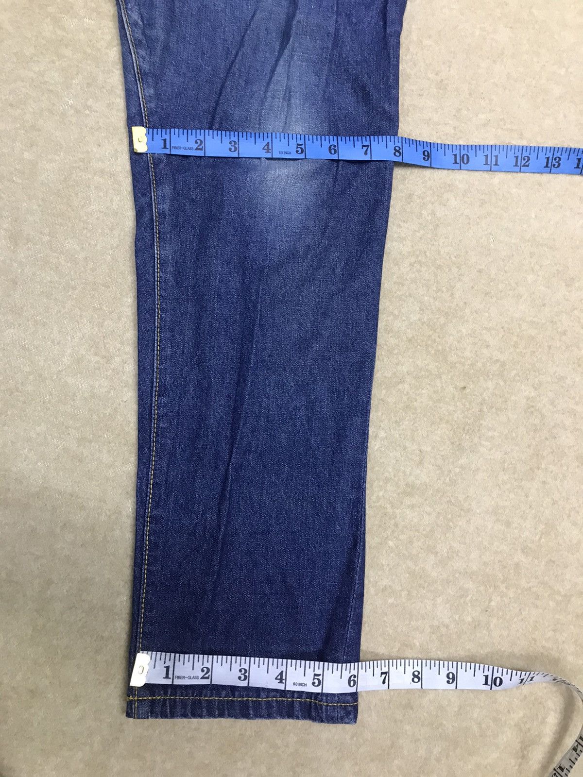 Issey Miyake × Japanese Brand × mercibeaucoup Mercibeaucoup Drop Crotch Denim Jeans Size US 31 - 12 Thumbnail