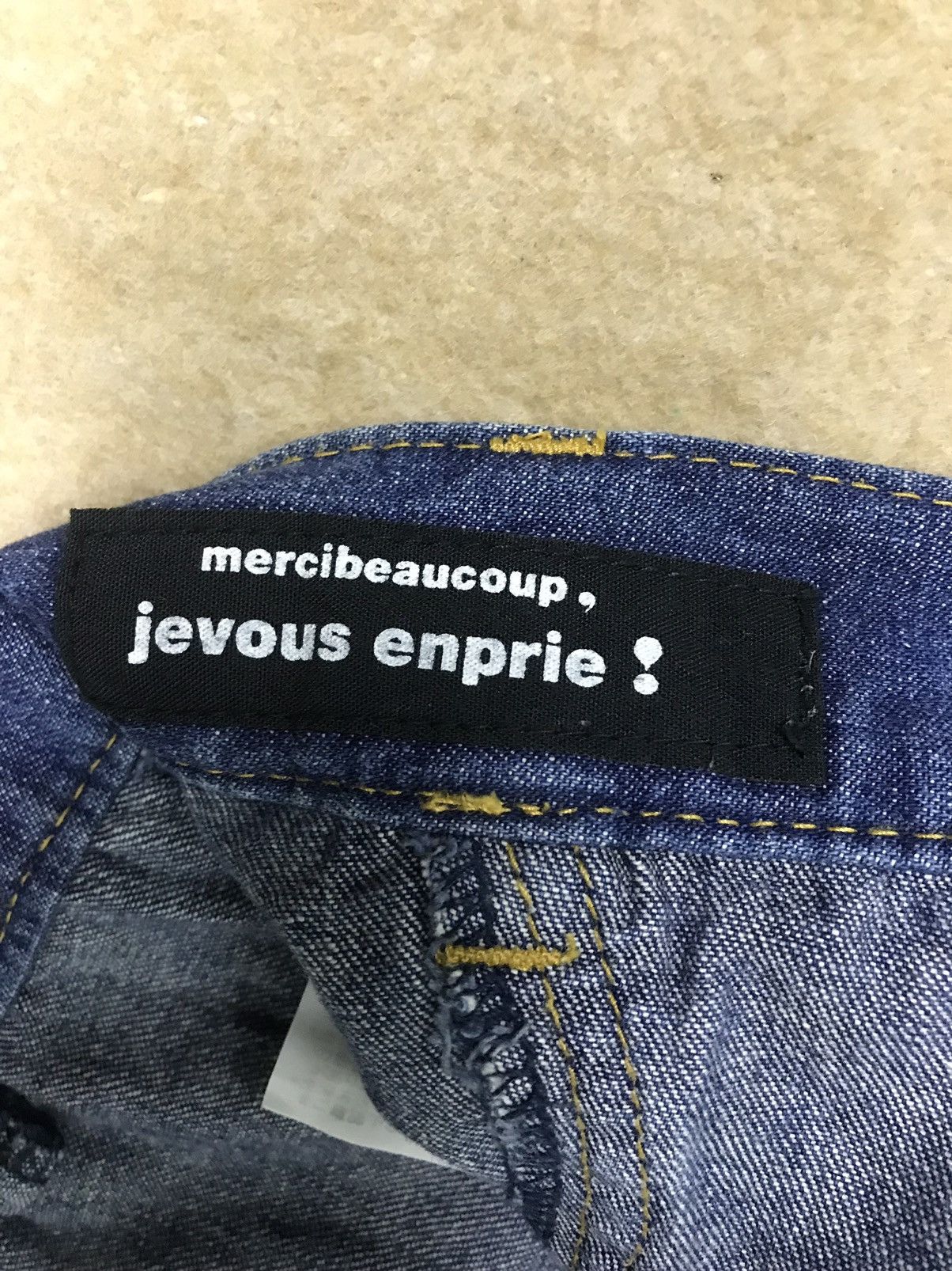 Issey Miyake × Japanese Brand × mercibeaucoup Mercibeaucoup Drop Crotch Denim Jeans Size US 31 - 7 Thumbnail