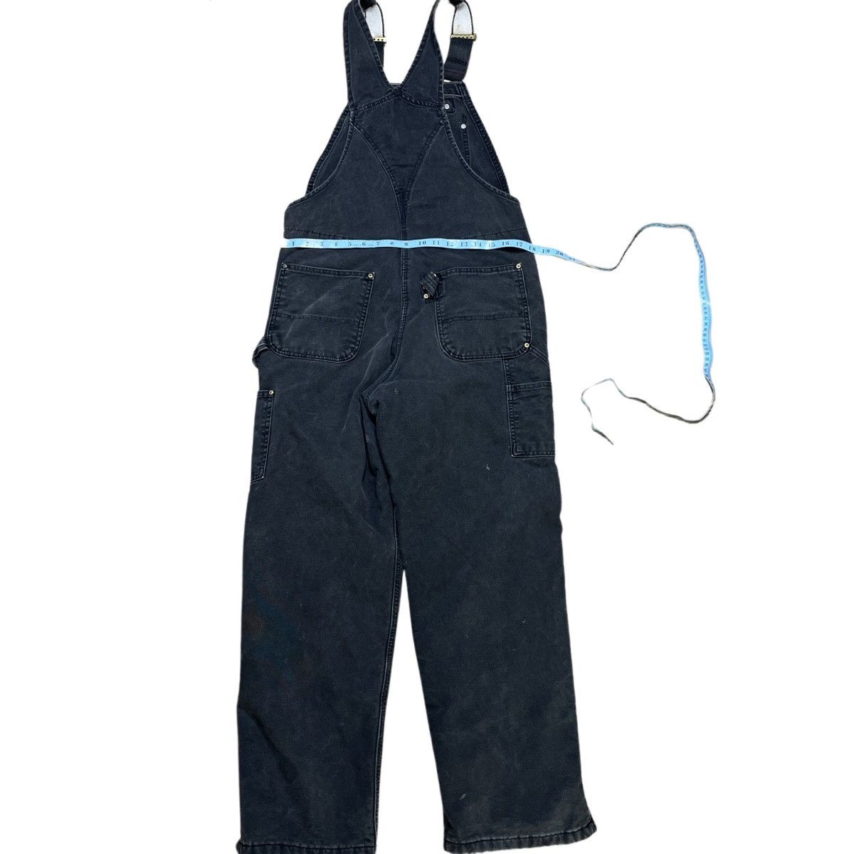 Vintage vintage Carhart black double knee overalls Size US 32 / EU 48 - 3 Thumbnail