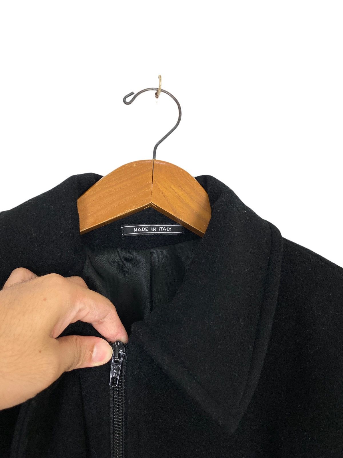 Vintage Rare‼️ Tagliente Wool Hair Coat Made in Italy Medium (Women) Size ONE SIZE - 4 Thumbnail