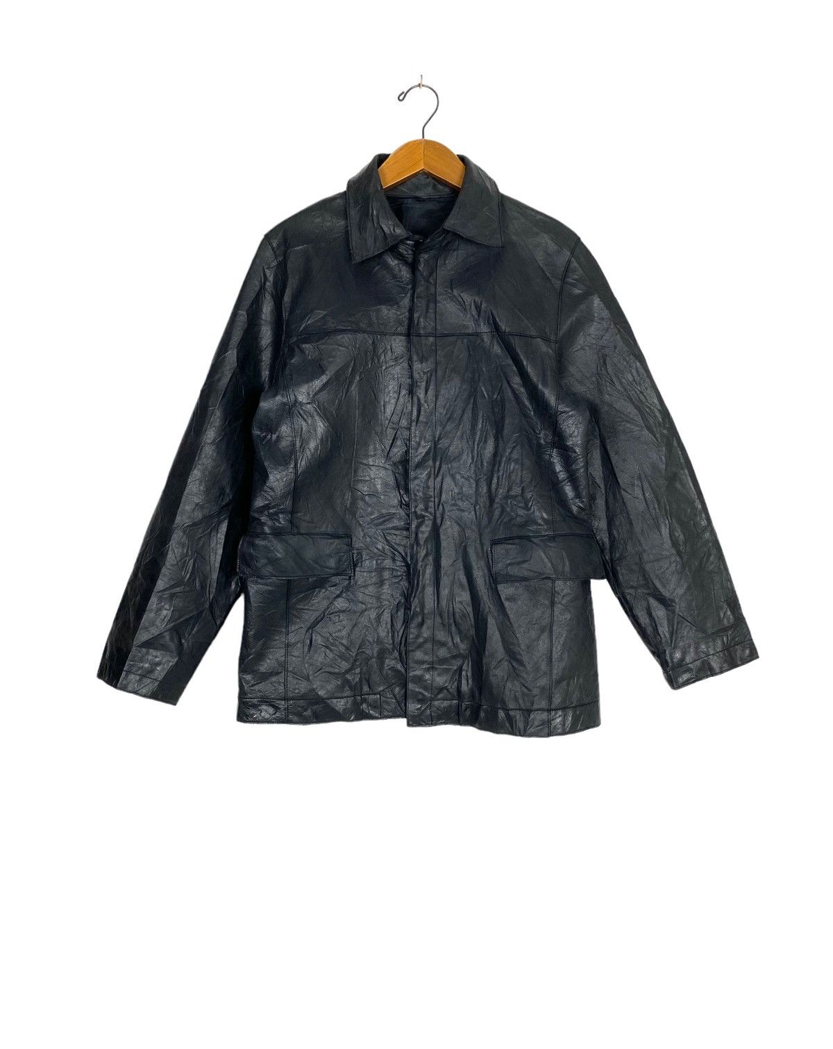 ジャケット・アウター Archive 00's PPFM Leather Combo Jacket Archive 00's PPFM Leather Combo Jacket