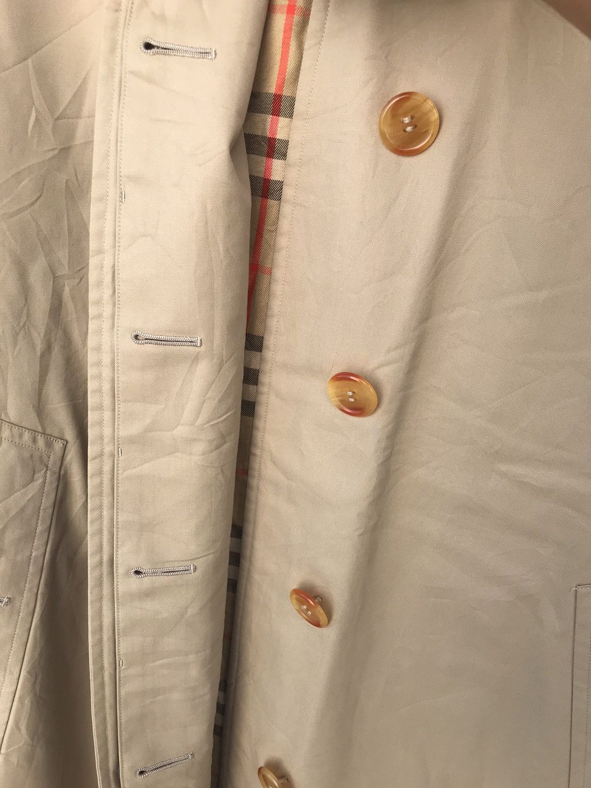 Burberry × Vintage Vintage Burberry's Trench Coat / Long Jacket Nova Check Size US L / EU 52-54 / 3 - 5 Thumbnail