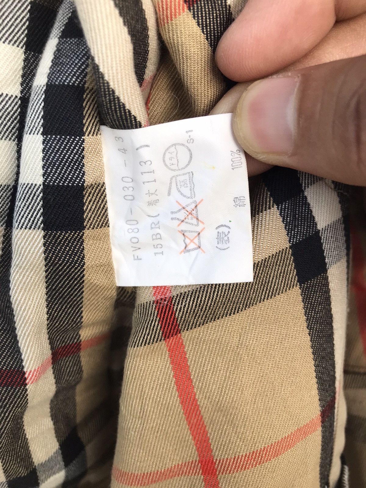 Burberry × Vintage Vintage Burberry's Trench Coat / Long Jacket Nova Check Size US L / EU 52-54 / 3 - 12 Thumbnail