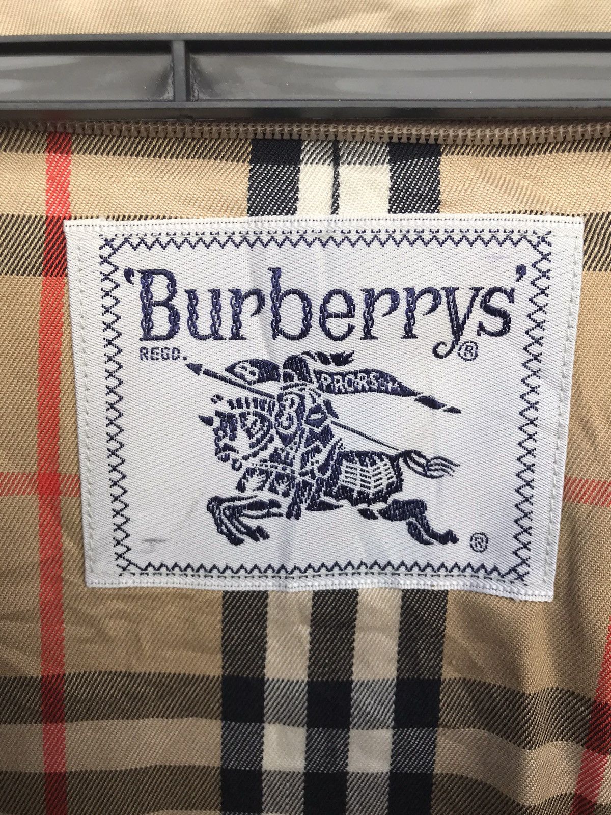Burberry × Vintage Vintage Burberry's Trench Coat / Long Jacket Nova Check Size US L / EU 52-54 / 3 - 11 Thumbnail