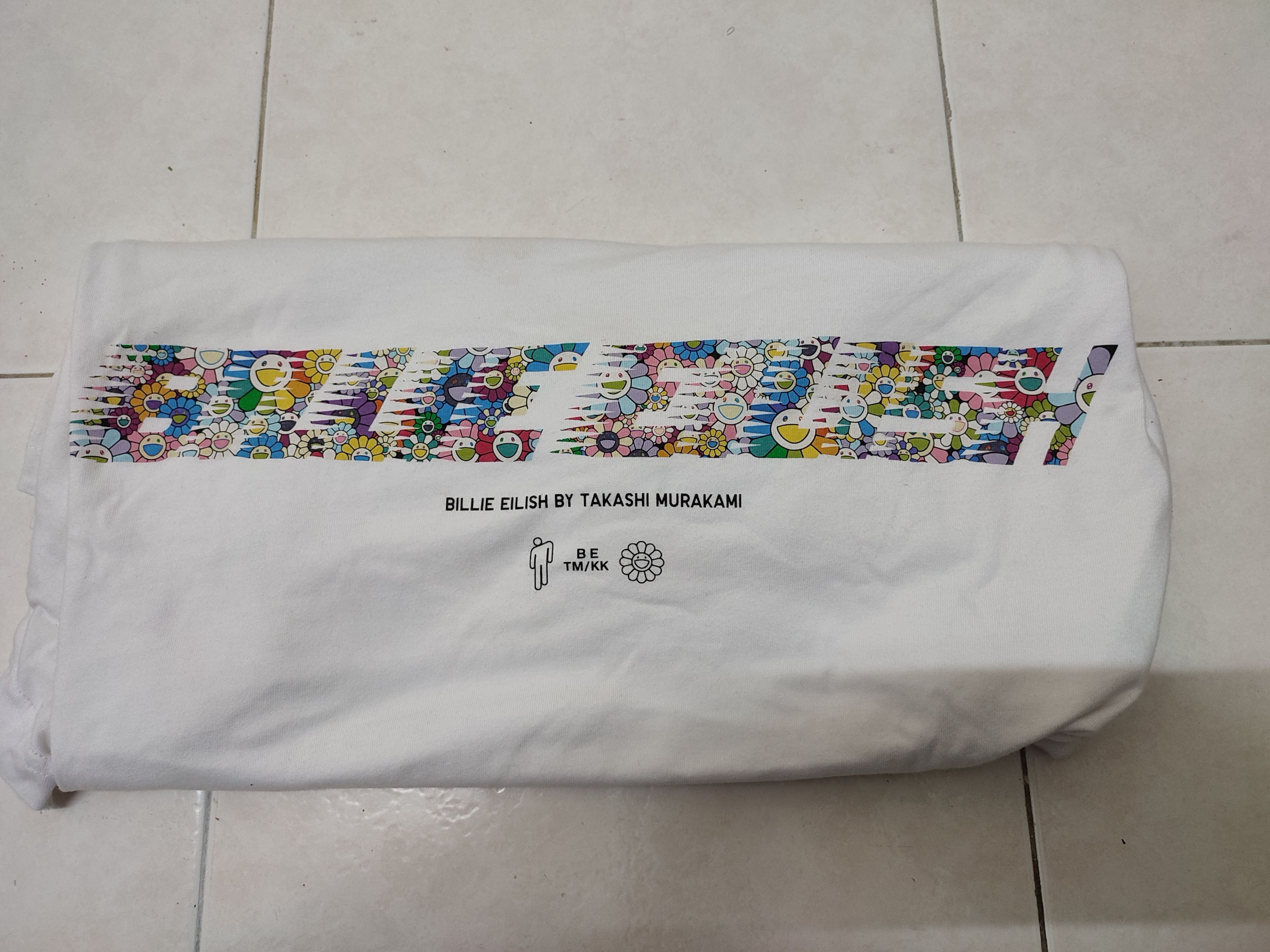 Billie Eilish 🔥Baggy Billie Eilish by Takahashi Murakami Tee Size US L / EU 52-54 / 3 - 3 Thumbnail