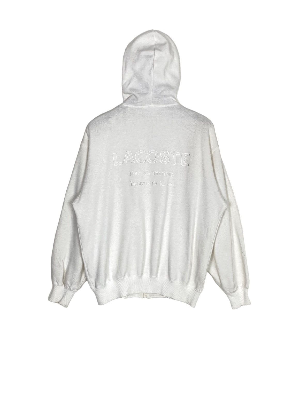 Lacoste Rare‼️ Lacoste Hoodie Embroidery Big Logo Made in Japan Size US M / EU 48-50 / 2 - 1 Thumbnail