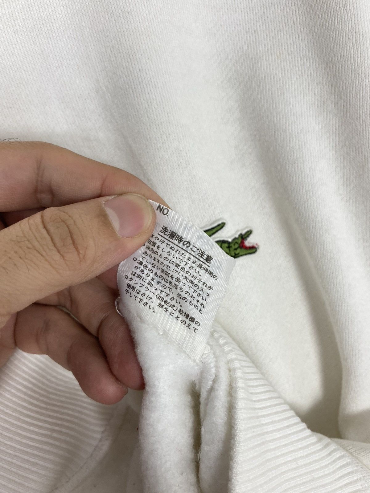 Lacoste Rare‼️ Lacoste Hoodie Embroidery Big Logo Made in Japan Size US M / EU 48-50 / 2 - 10 Thumbnail