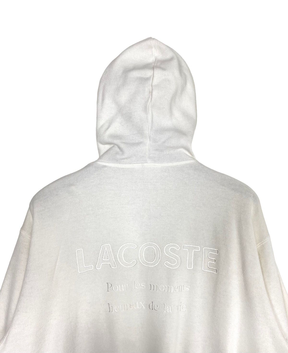 Lacoste Rare‼️ Lacoste Hoodie Embroidery Big Logo Made in Japan Size US M / EU 48-50 / 2 - 2 Thumbnail