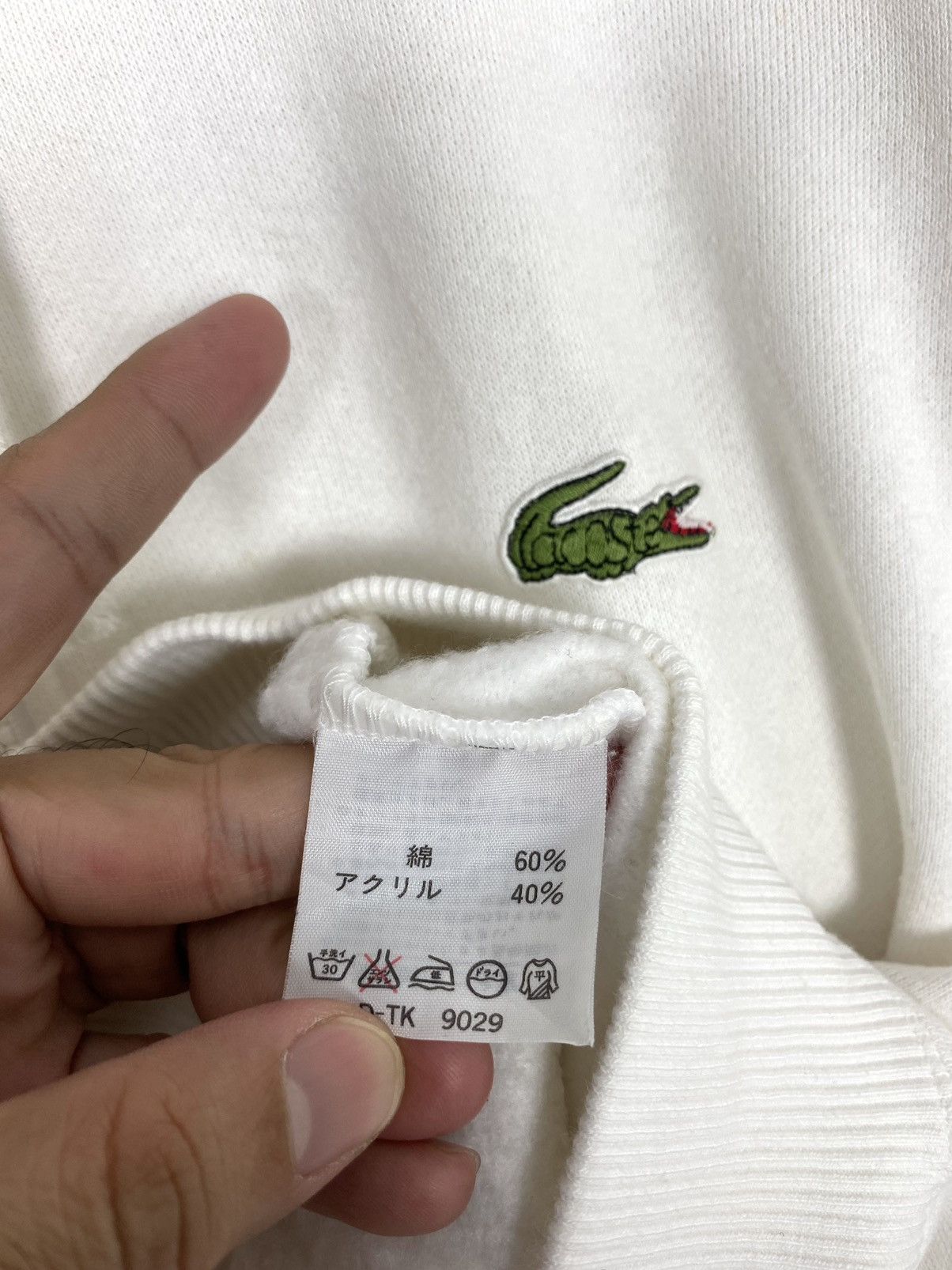 Lacoste Rare‼️ Lacoste Hoodie Embroidery Big Logo Made in Japan Size US M / EU 48-50 / 2 - 9 Thumbnail
