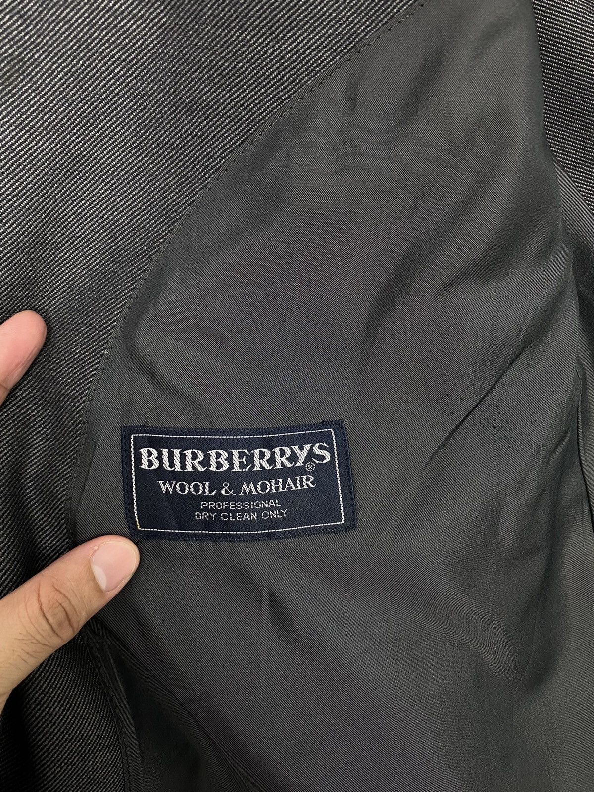 Burberry Vtg Burberrys Double Breasted Wool & Mohair Coat Blazer Size US M / EU 48-50 / 2 - 5 Thumbnail