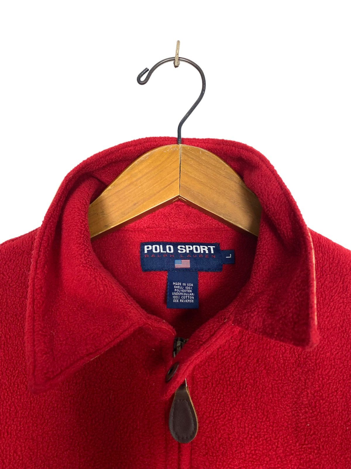 Polo Ralph Lauren Rare‼️ Vintage Polo Sport Ralph Lauren Fleece Made in Usa Size US L / EU 52-54 / 3 - 5 Thumbnail