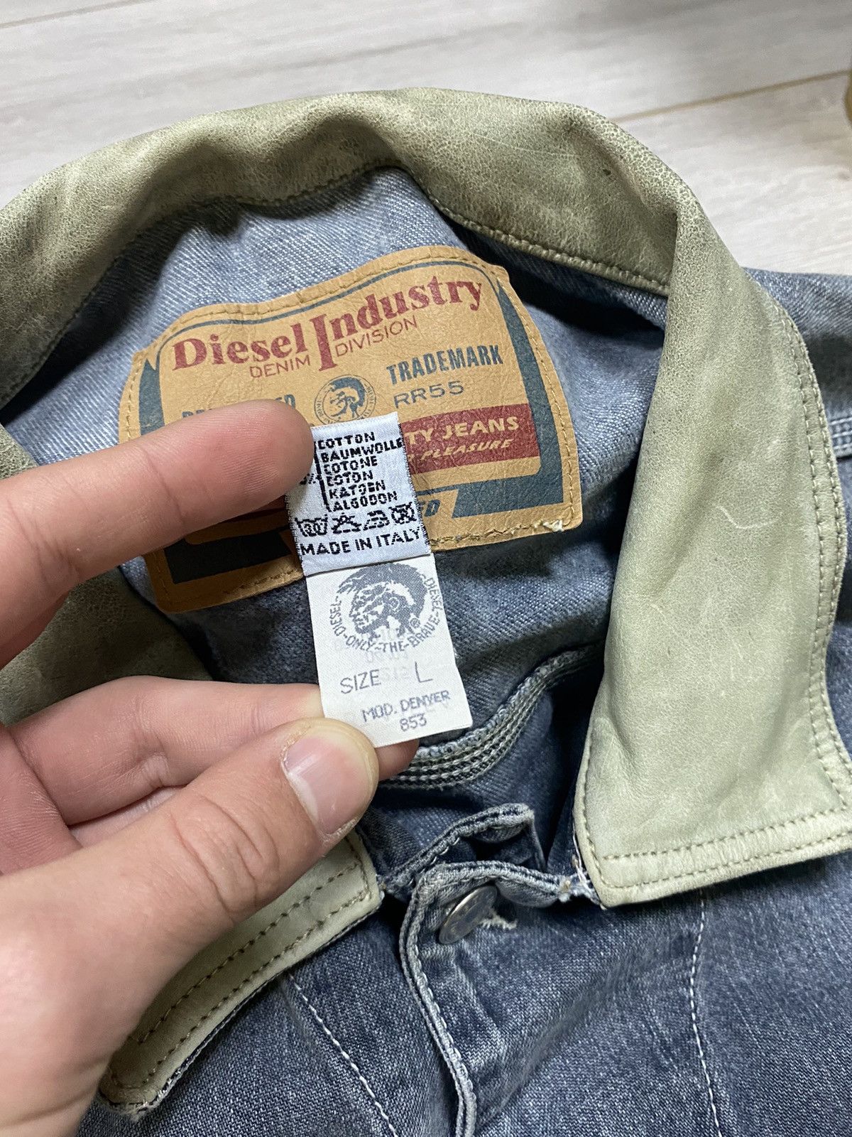 Diesel Diesel industry vintage denim jacket Italy Size US L / EU 52-54 / 3 - 6 Thumbnail