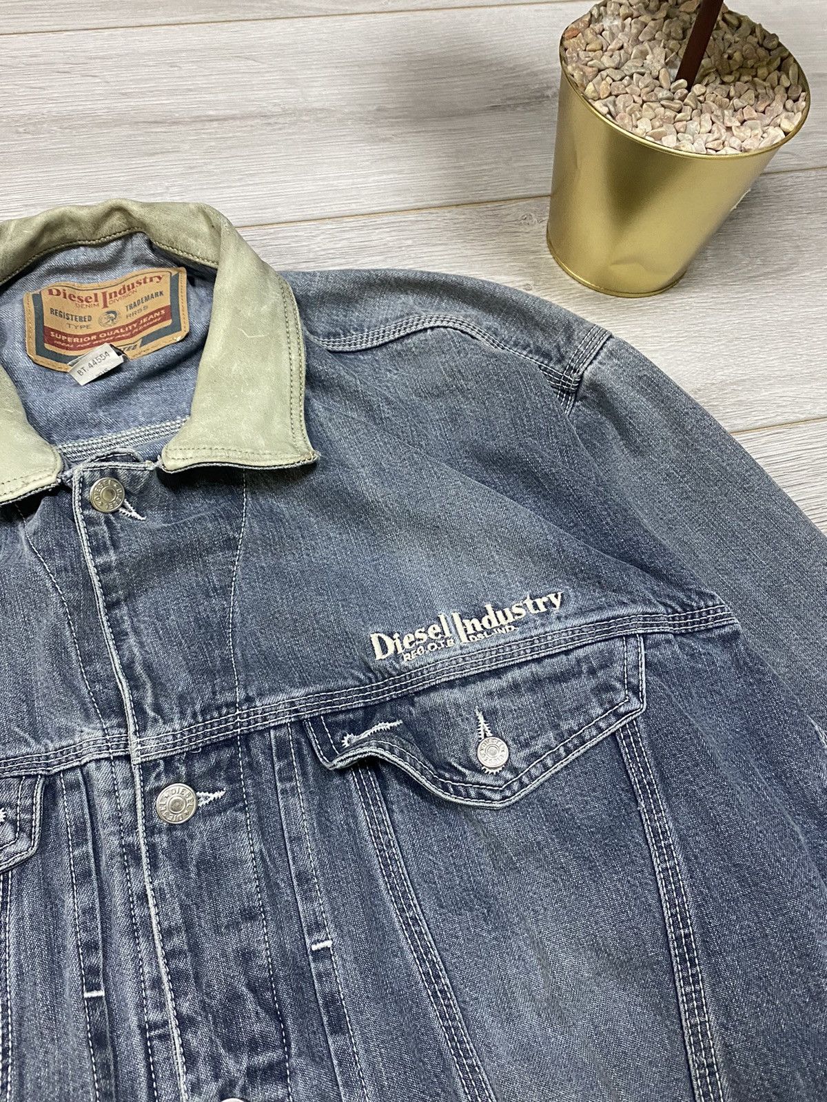 Diesel Diesel industry vintage denim jacket Italy Size US L / EU 52-54 / 3 - 4 Thumbnail