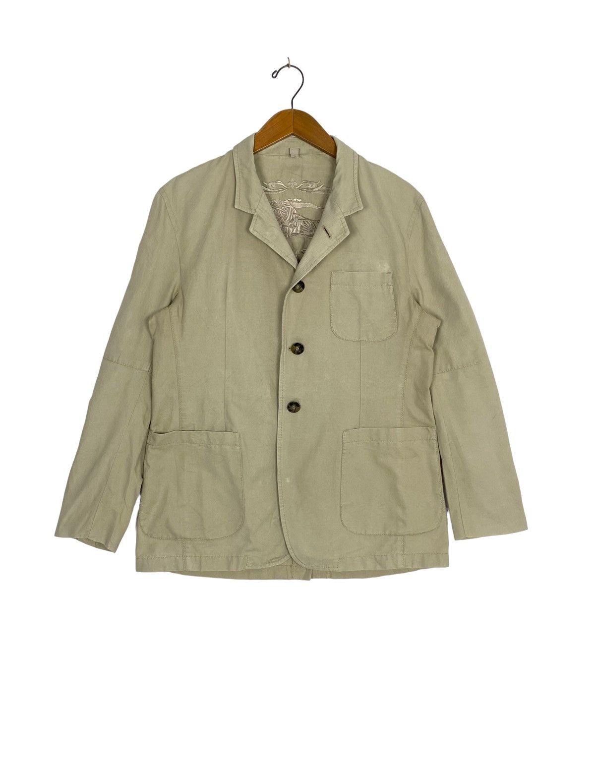 Burberry Rare‼️ Vtg Burberry London Bedford Workwear Jacket Romania Size US L / EU 52-54 / 3 - 1 Thumbnail