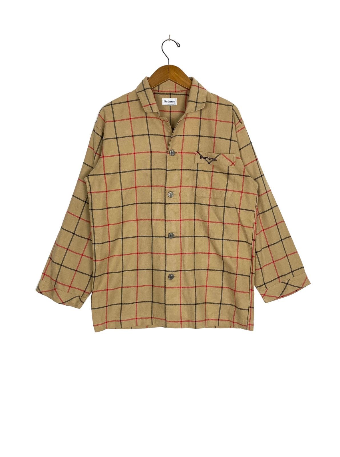 Vintage 2000s Burberry Nova Check Short Sleeve Button Up Shirt Size XL