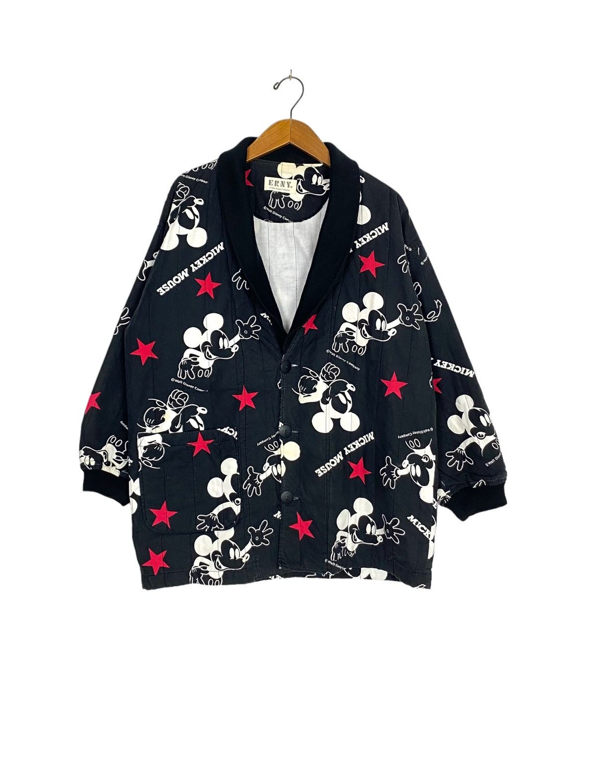 Disney Rare‼️ Vintage Mickey Mouse Kimono Button Up Full Print Size US M / EU 48-50 / 2 - 2 Thumbnail