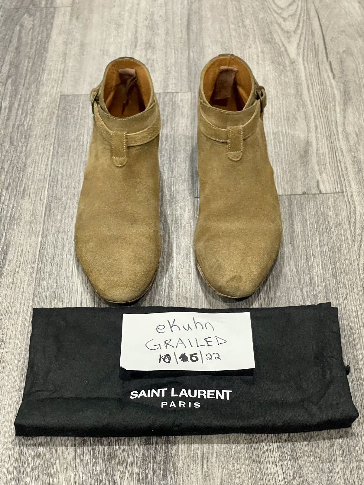 Hedi Slimane × Saint Laurent Paris Saint Laurent Tobacco Brown