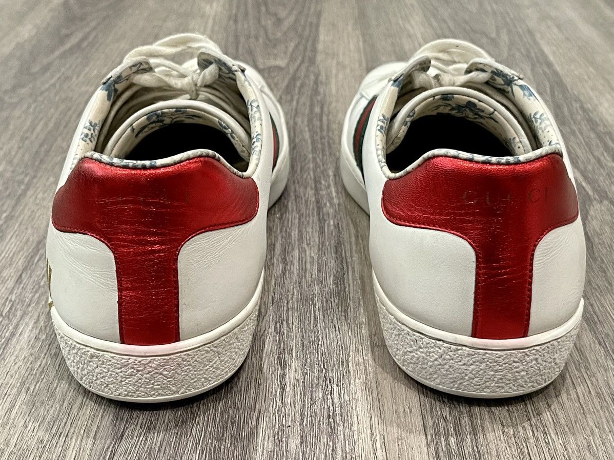 Gucci Gucci Ace Sega “Guccy” Gold Glitter Sneakers 523455 Sz. 42 Size US 9 / EU 42 - 5 Thumbnail