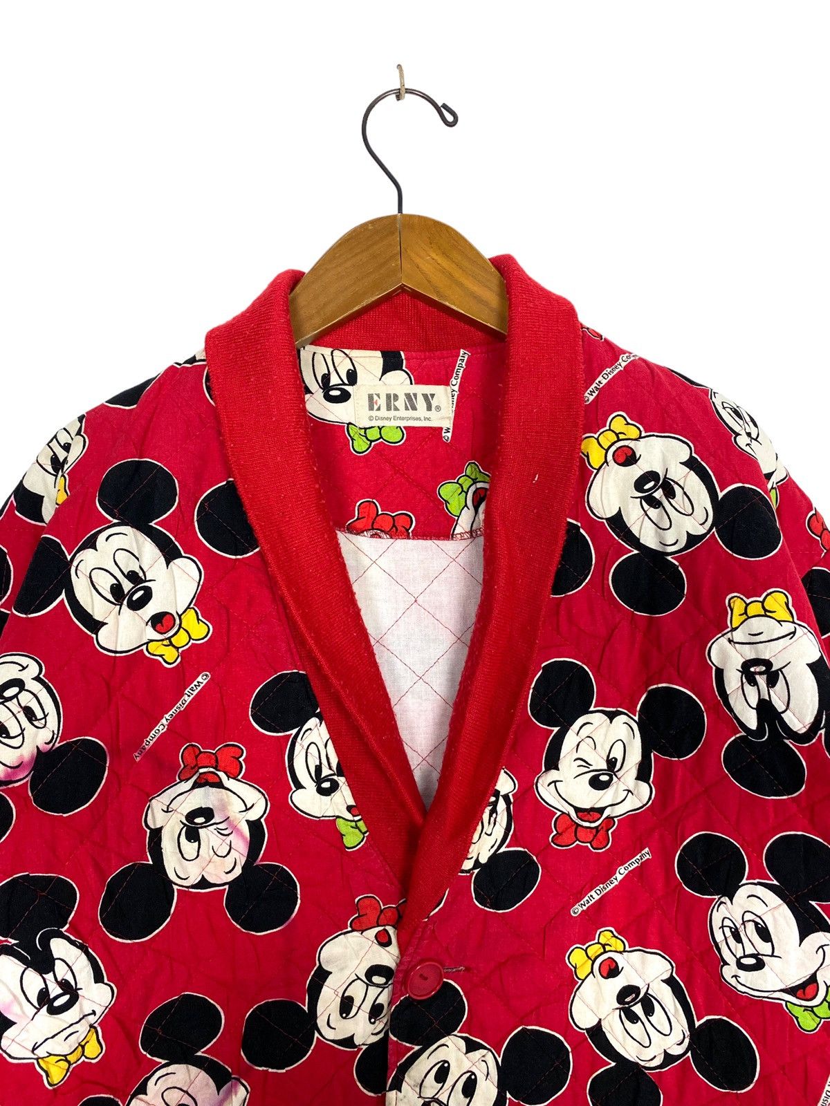Disney Rare‼️ Vintage Mickey Mouse Kimono Button Up Full Print Size US M / EU 48-50 / 2 - 2 Thumbnail