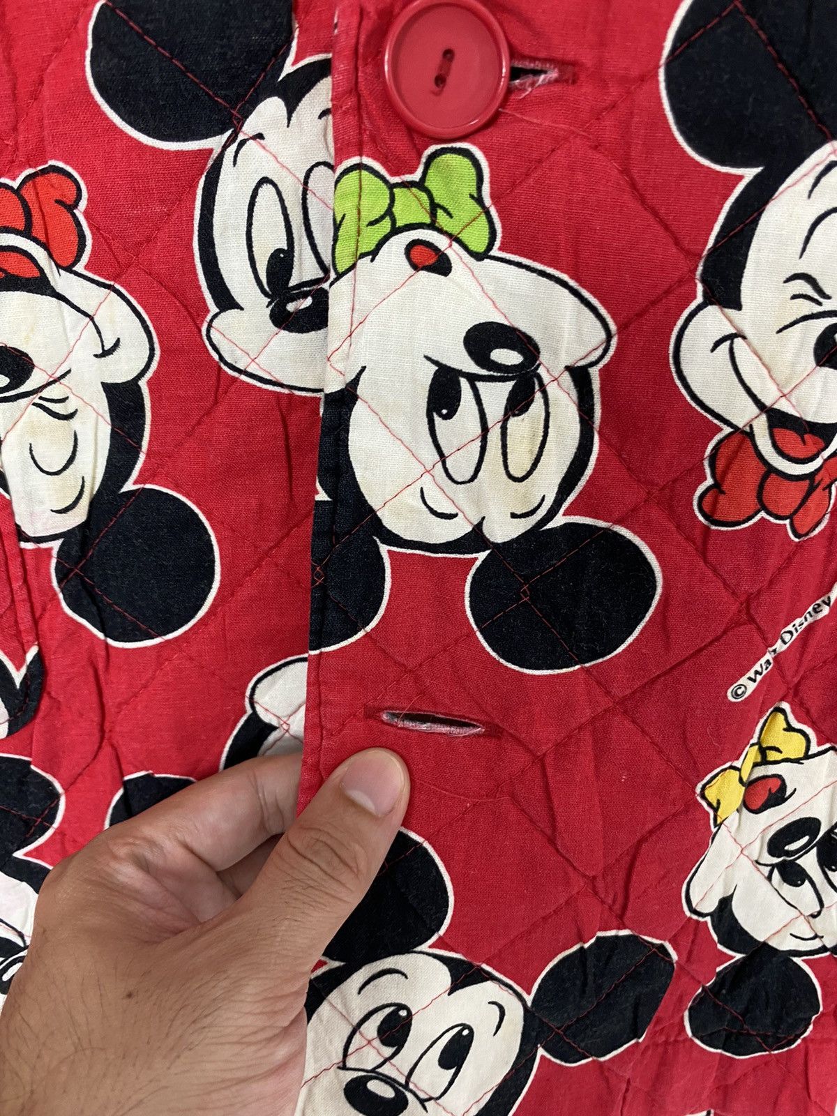 Disney Rare‼️ Vintage Mickey Mouse Kimono Button Up Full Print Size US M / EU 48-50 / 2 - 8 Thumbnail