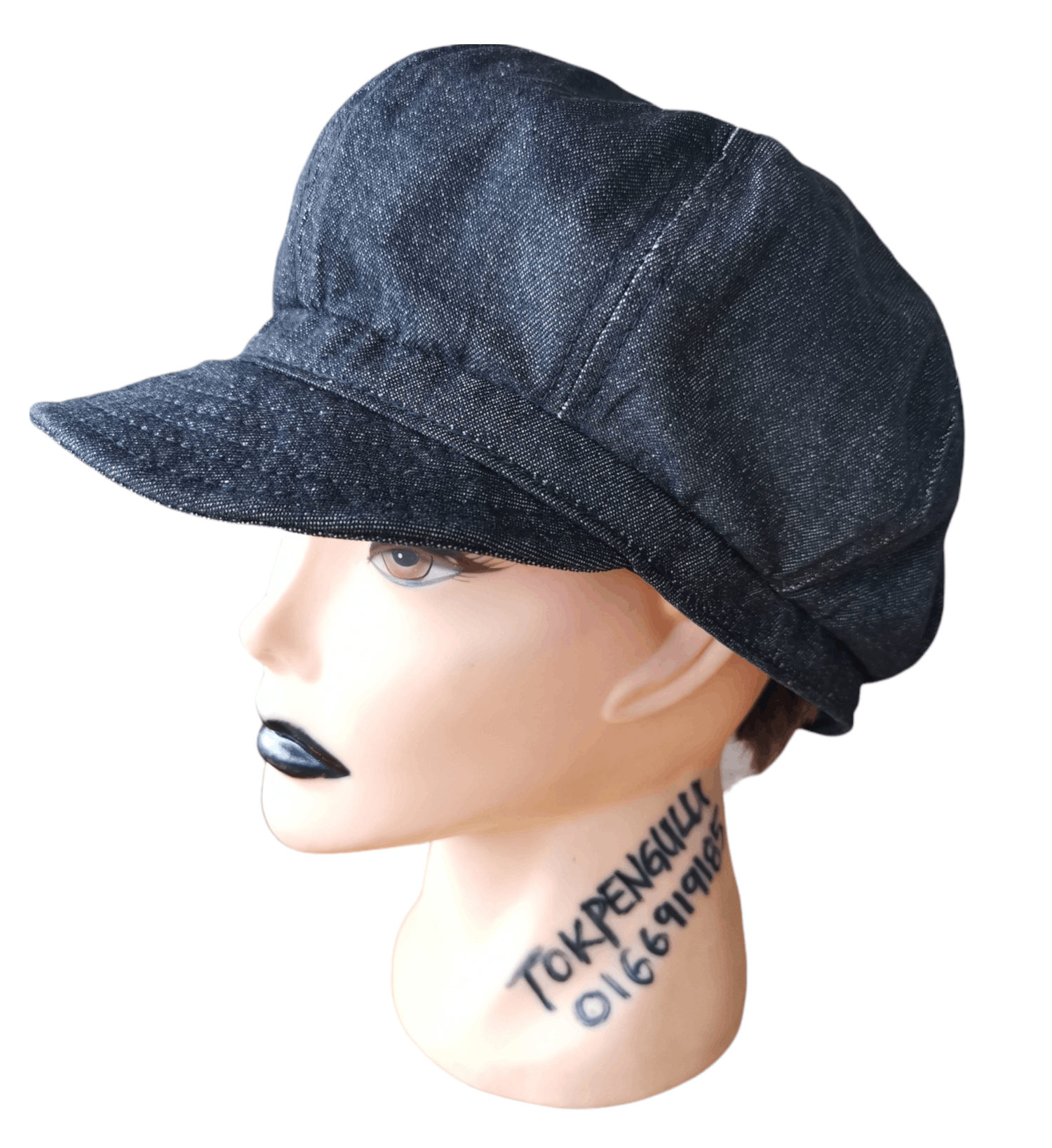 Vintage Vintage New York Hatco Denim Hats Size ONE SIZE - 2 Thumbnail