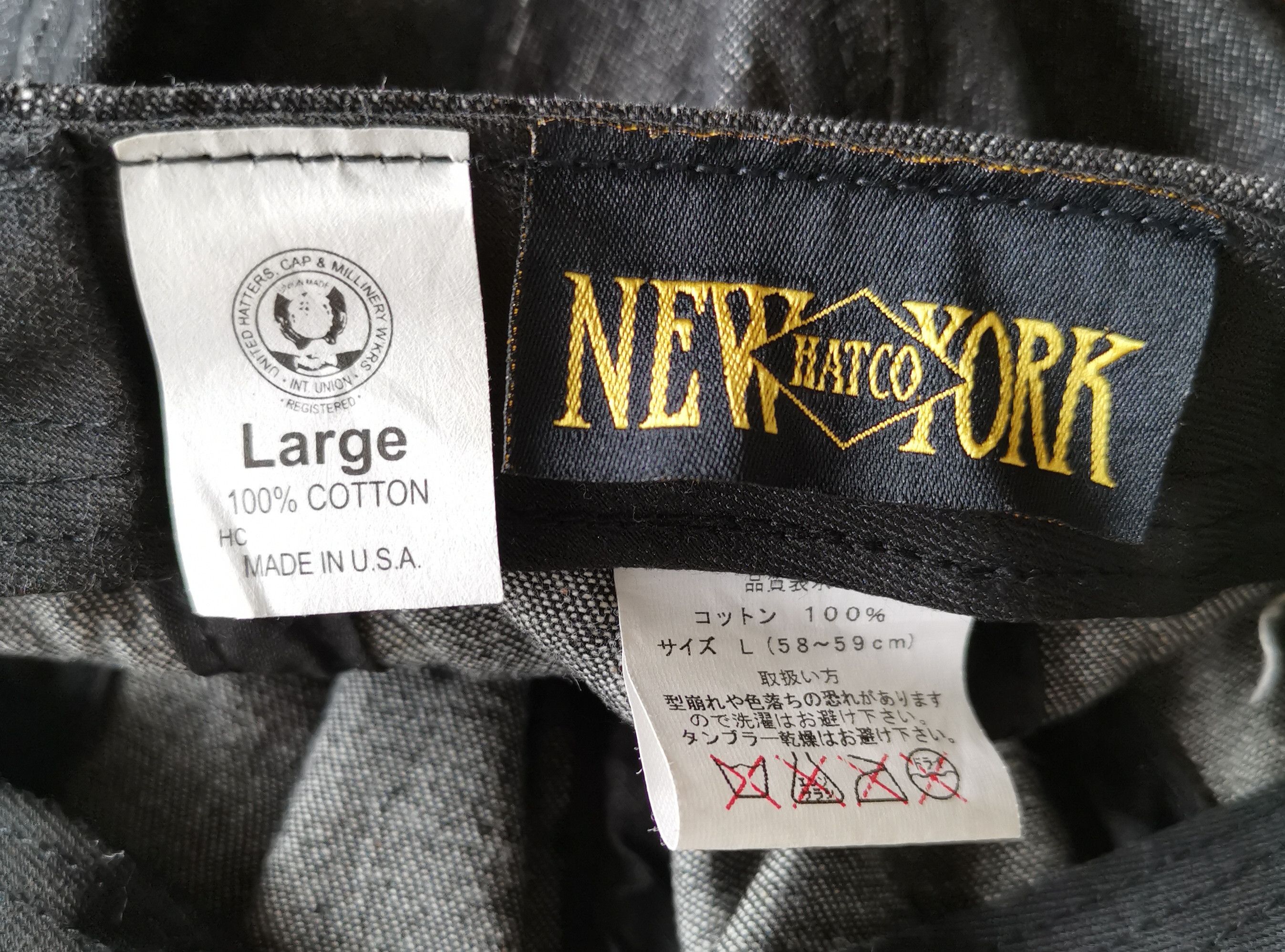 Vintage Vintage New York Hatco Denim Hats Size ONE SIZE - 8 Thumbnail