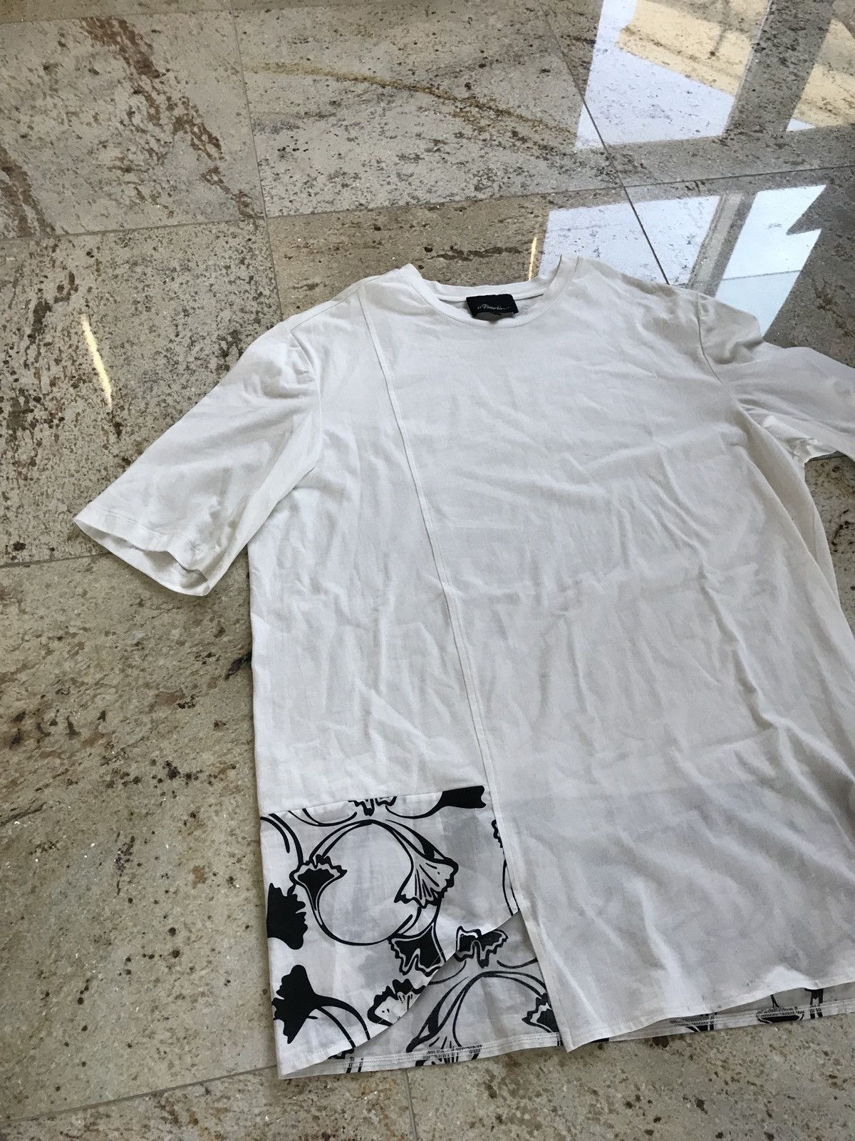 3.1 Phillip Lim Paisley SS White Tee Size US M / EU 48-50 / 2 - 2 Thumbnail