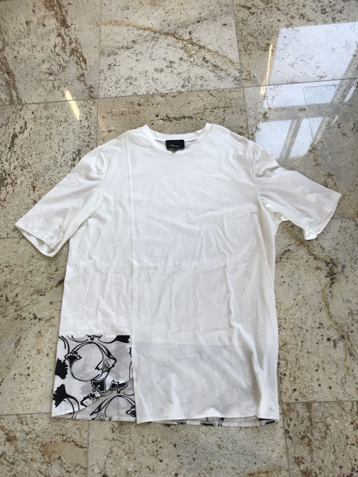 3.1 Phillip Lim Paisley SS White Tee Size US M / EU 48-50 / 2 - 1 Thumbnail