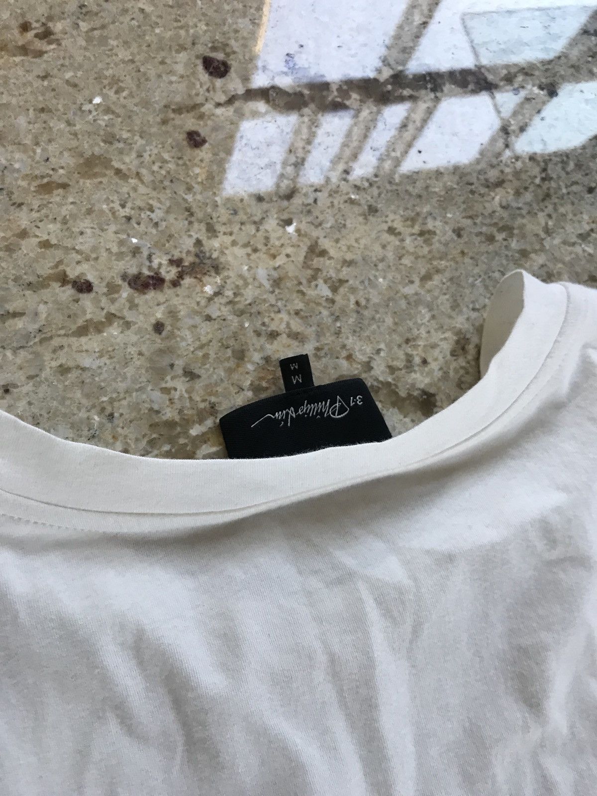3.1 Phillip Lim Paisley SS White Tee Size US M / EU 48-50 / 2 - 11 Thumbnail