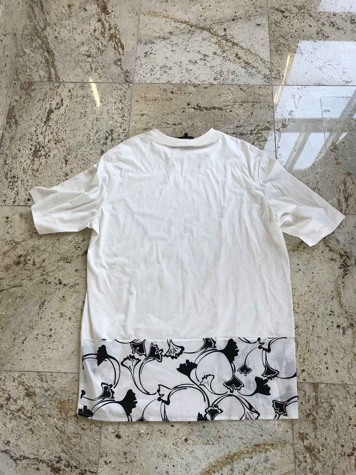 3.1 Phillip Lim Paisley SS White Tee Size US M / EU 48-50 / 2 - 7 Thumbnail